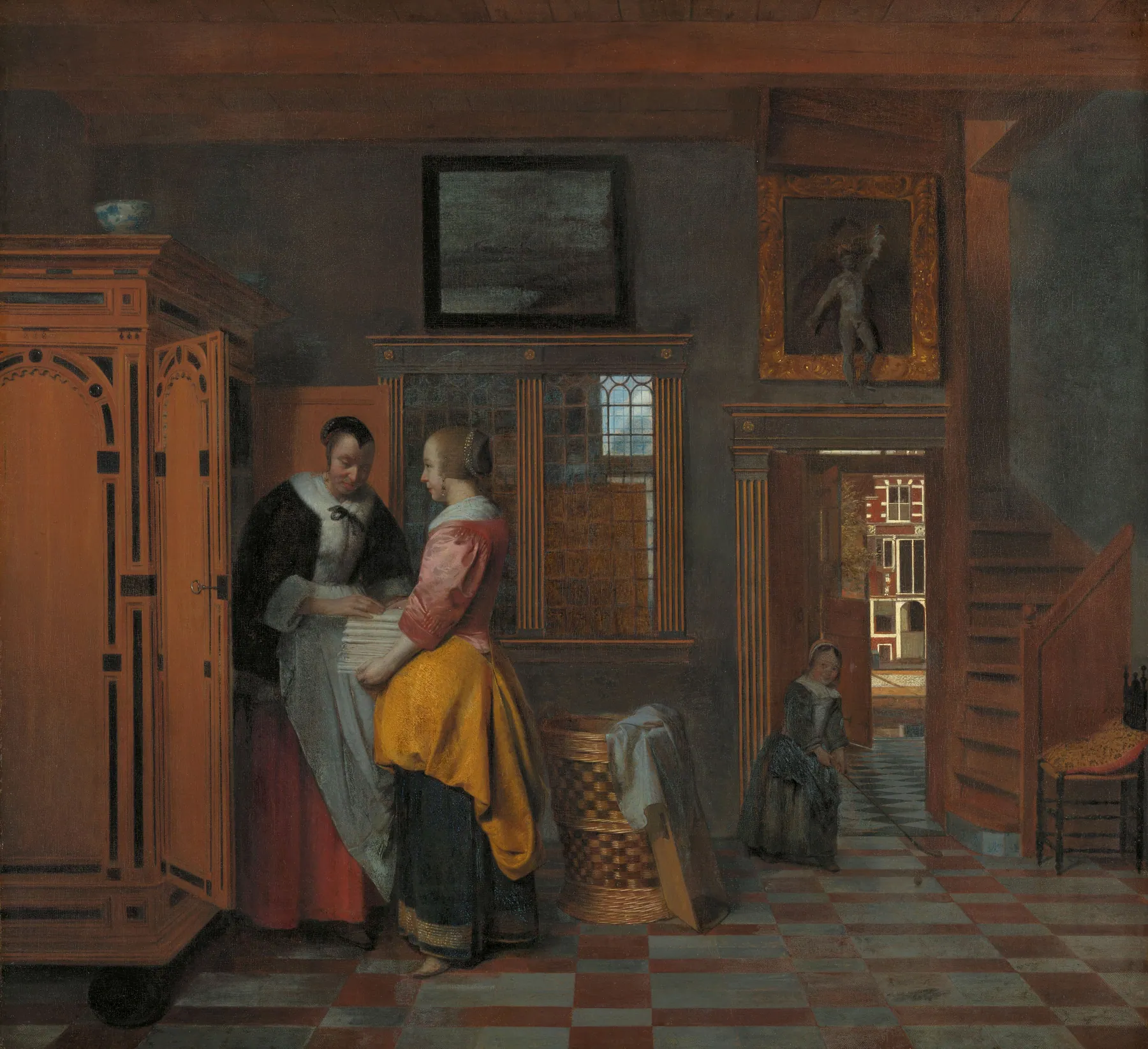 El armario de la ropa blanca, de Pieter de Hooch