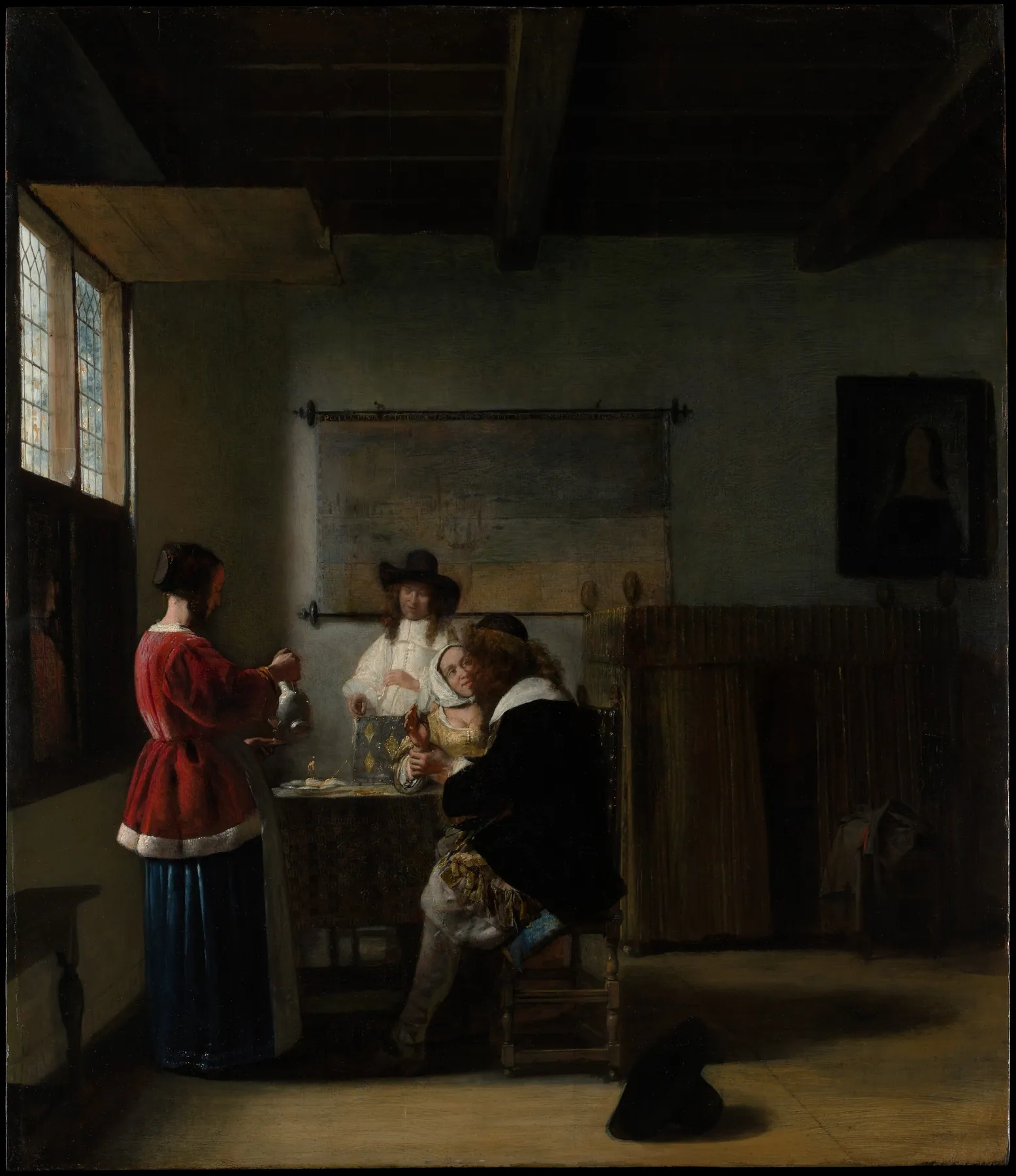 La visita, de Pieter de Hooch