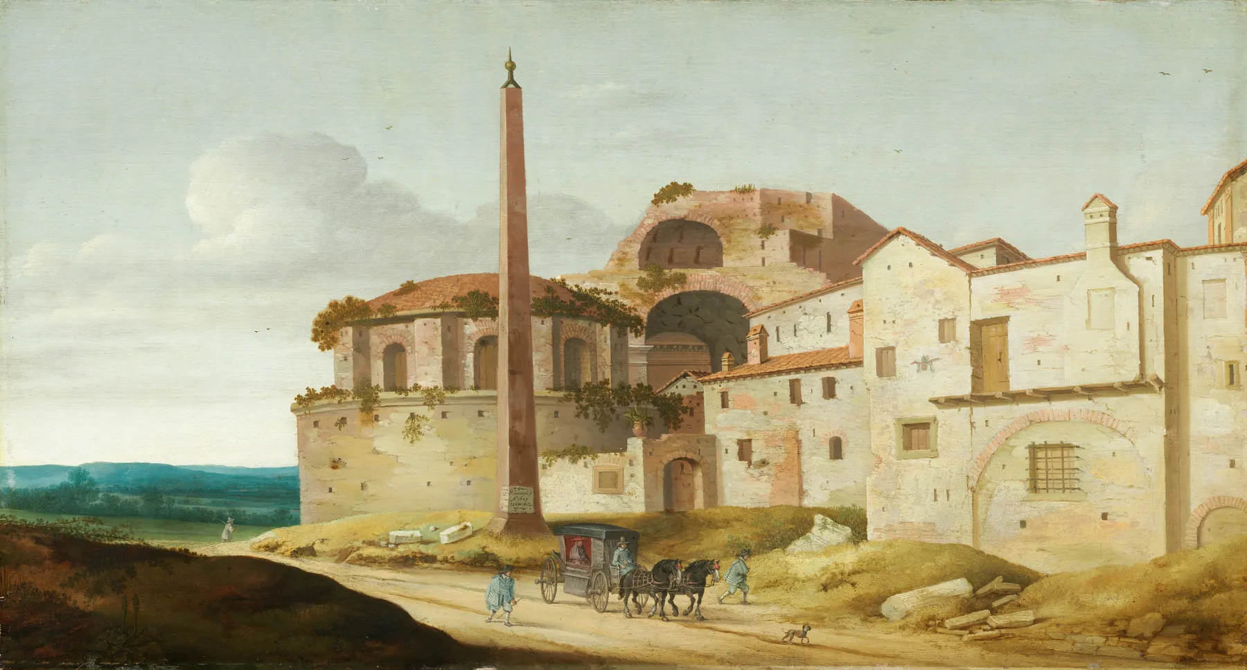 Iglesia de Santa María della Febbre, Roma, de Pieter Jansz Saenredam