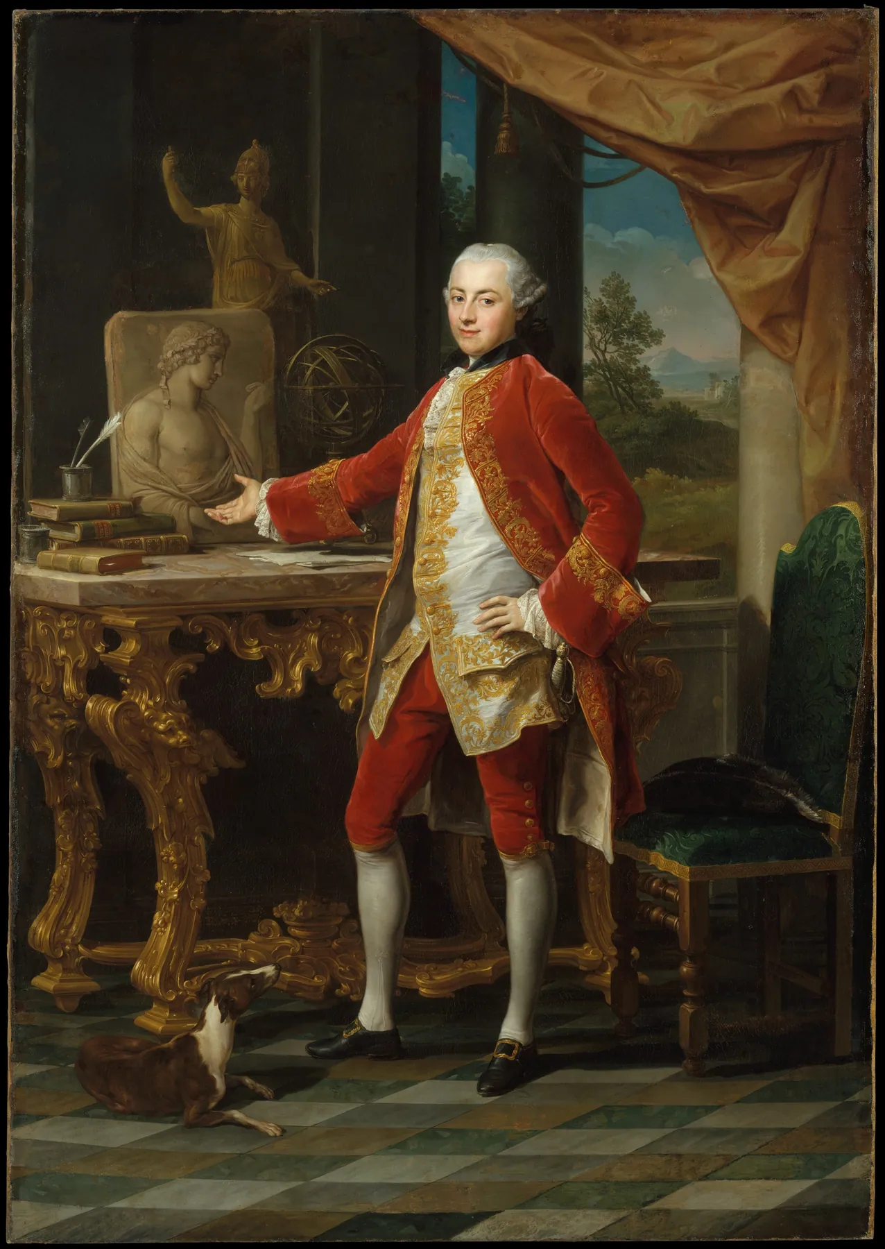 Retrato de un joven, de Pompeo Batoni