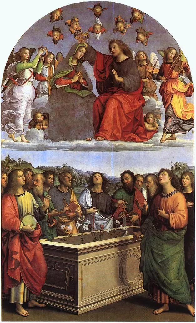 Coronación de la Virgen, de Rafael Sanzio