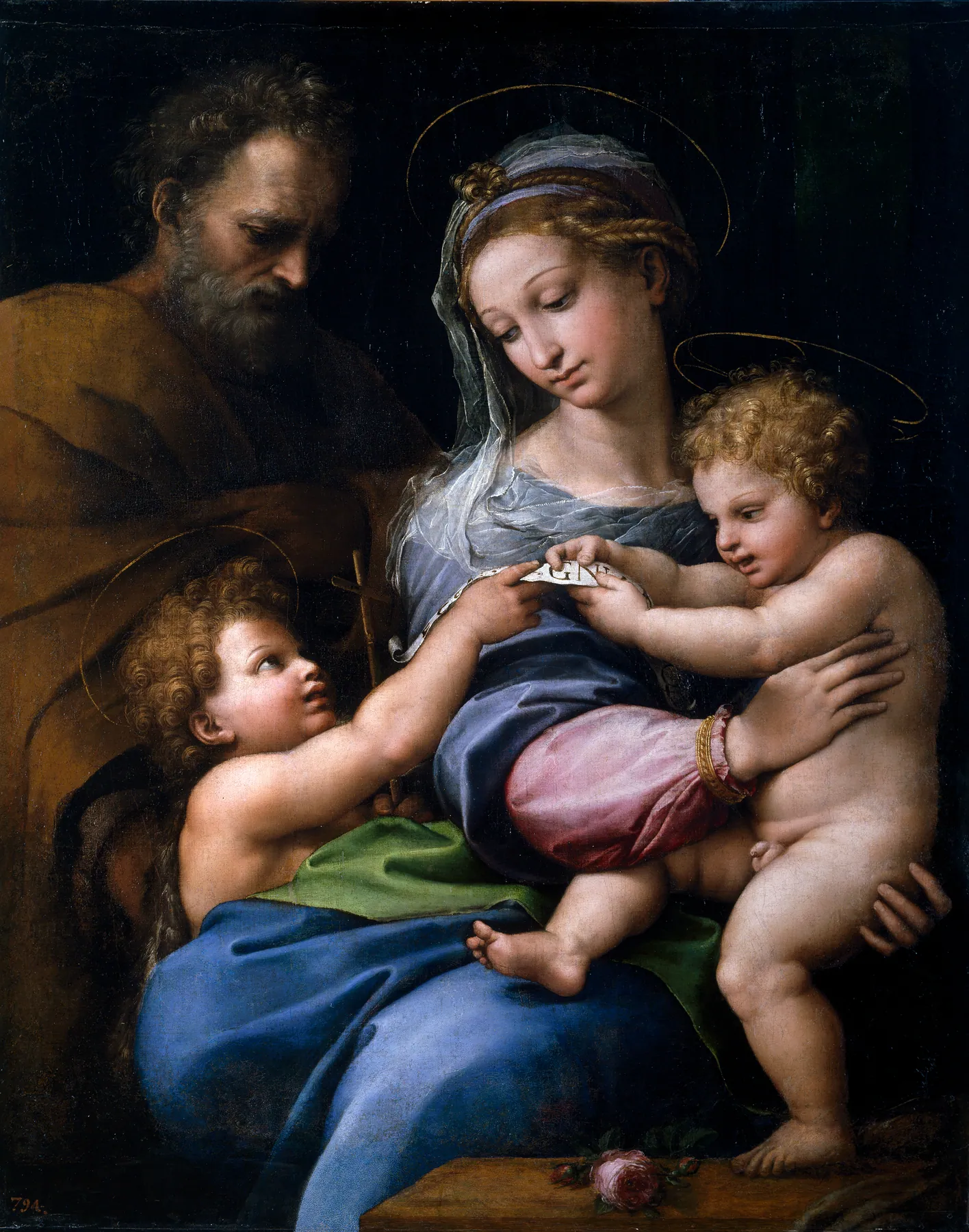 La Virgen de la rosa, de Rafael Sanzio