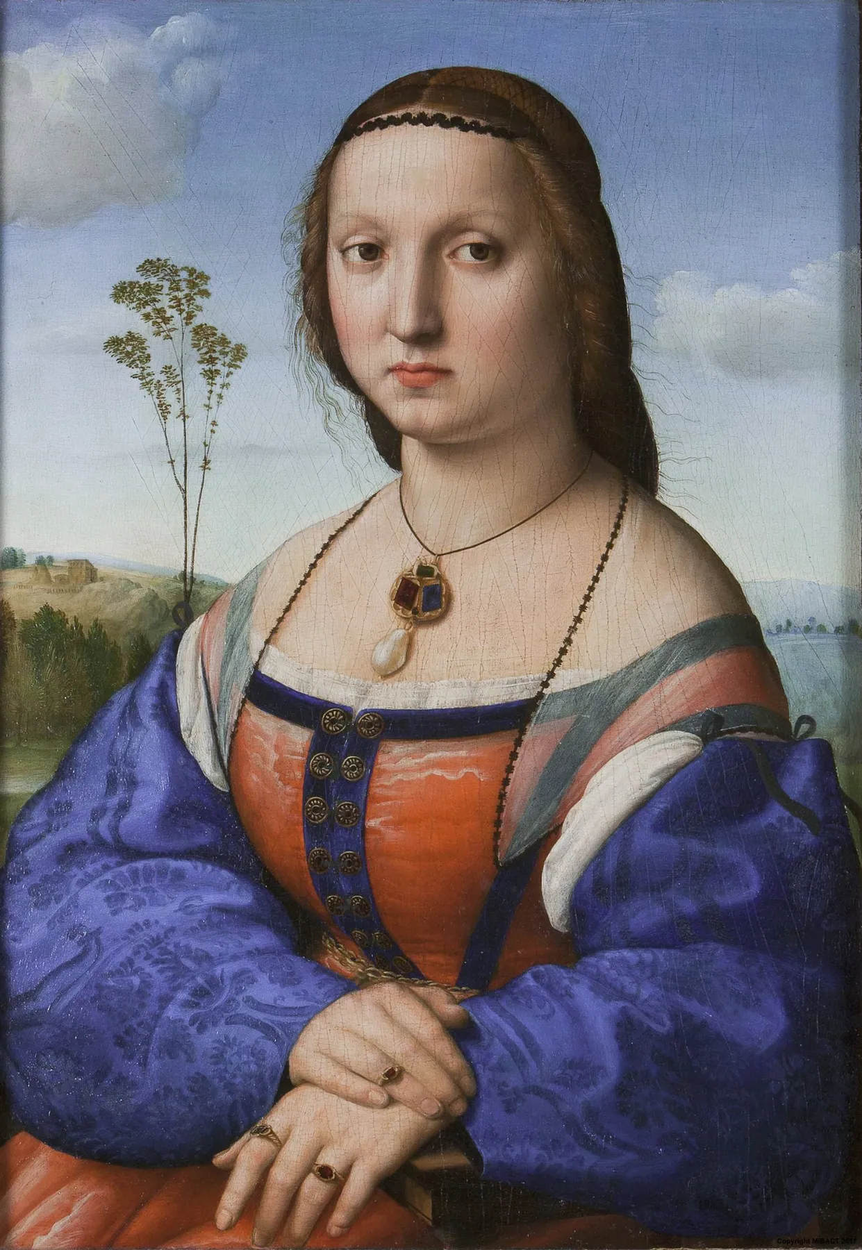 Retrato de Maddalena Doni, de Rafael Sanzio
