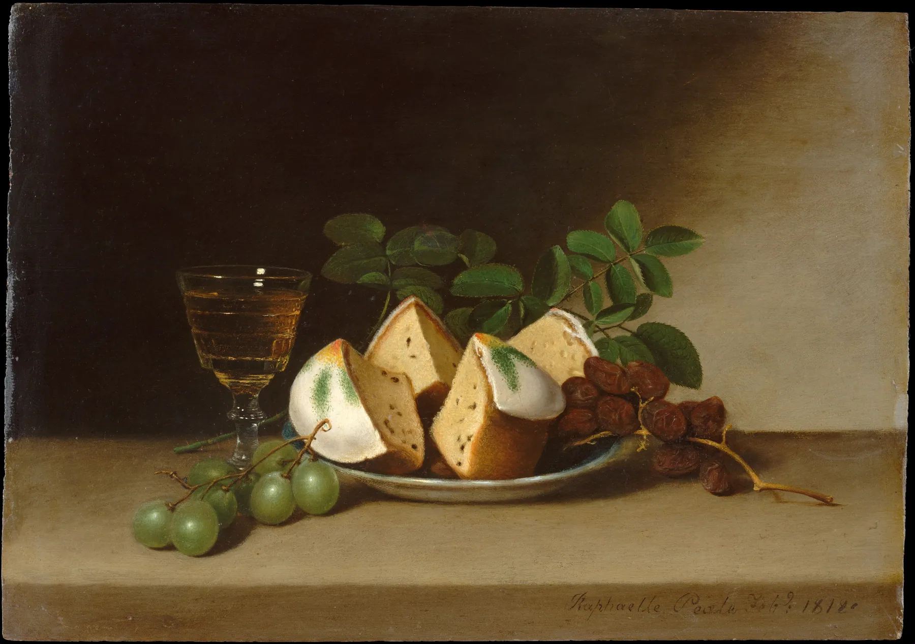 Bodegón con pastel, de Raphaelle Peale