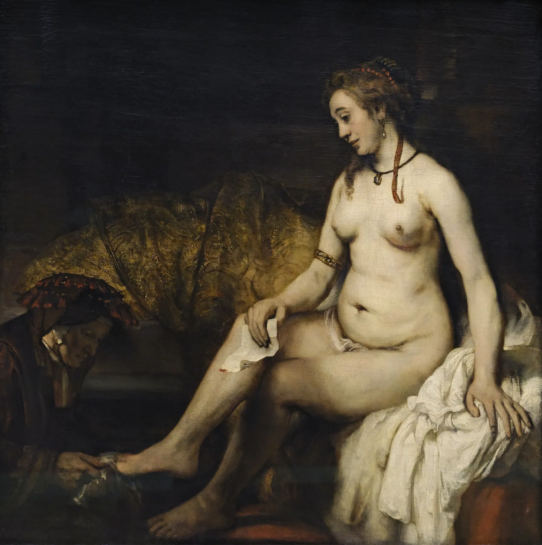 Betsabé en el baño, de Rembrandt van Rijn