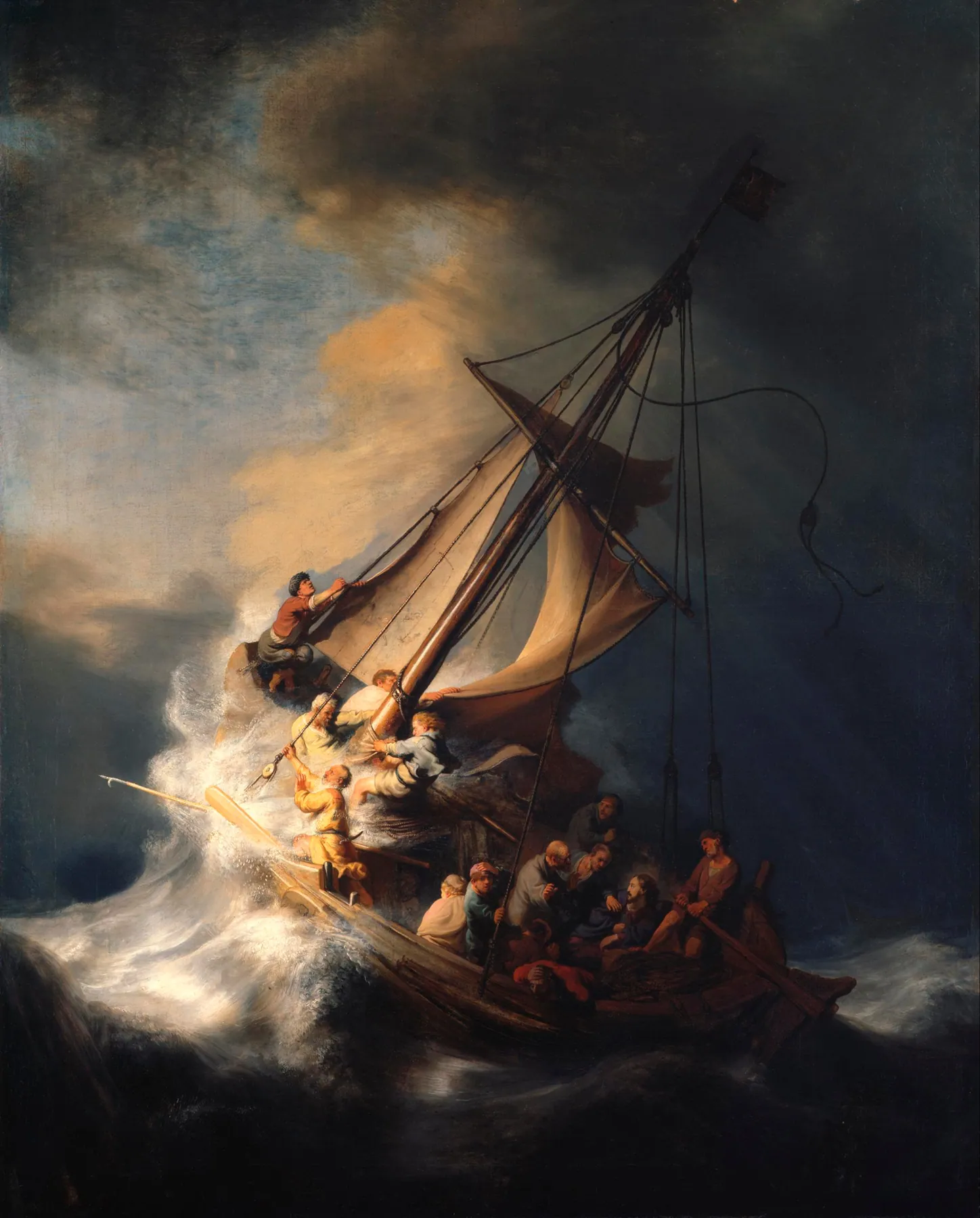 Cristo en la tormenta del mar de Galilea, de Rembrandt van Rijn