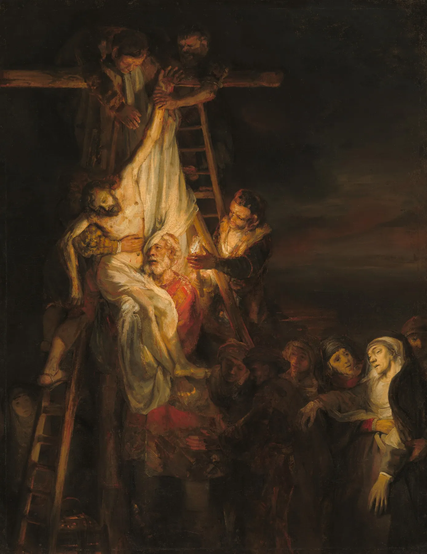 El descendimiento de la cruz, de Rembrandt van Rijn