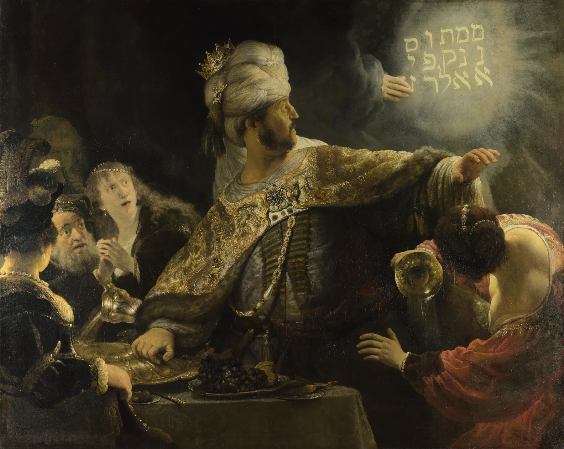 El festín de Baltasar, de Rembrandt van Rijn