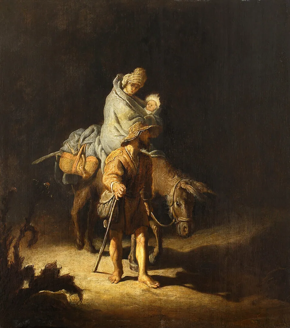 El regreso de Egipto, de Rembrandt van Rijn
