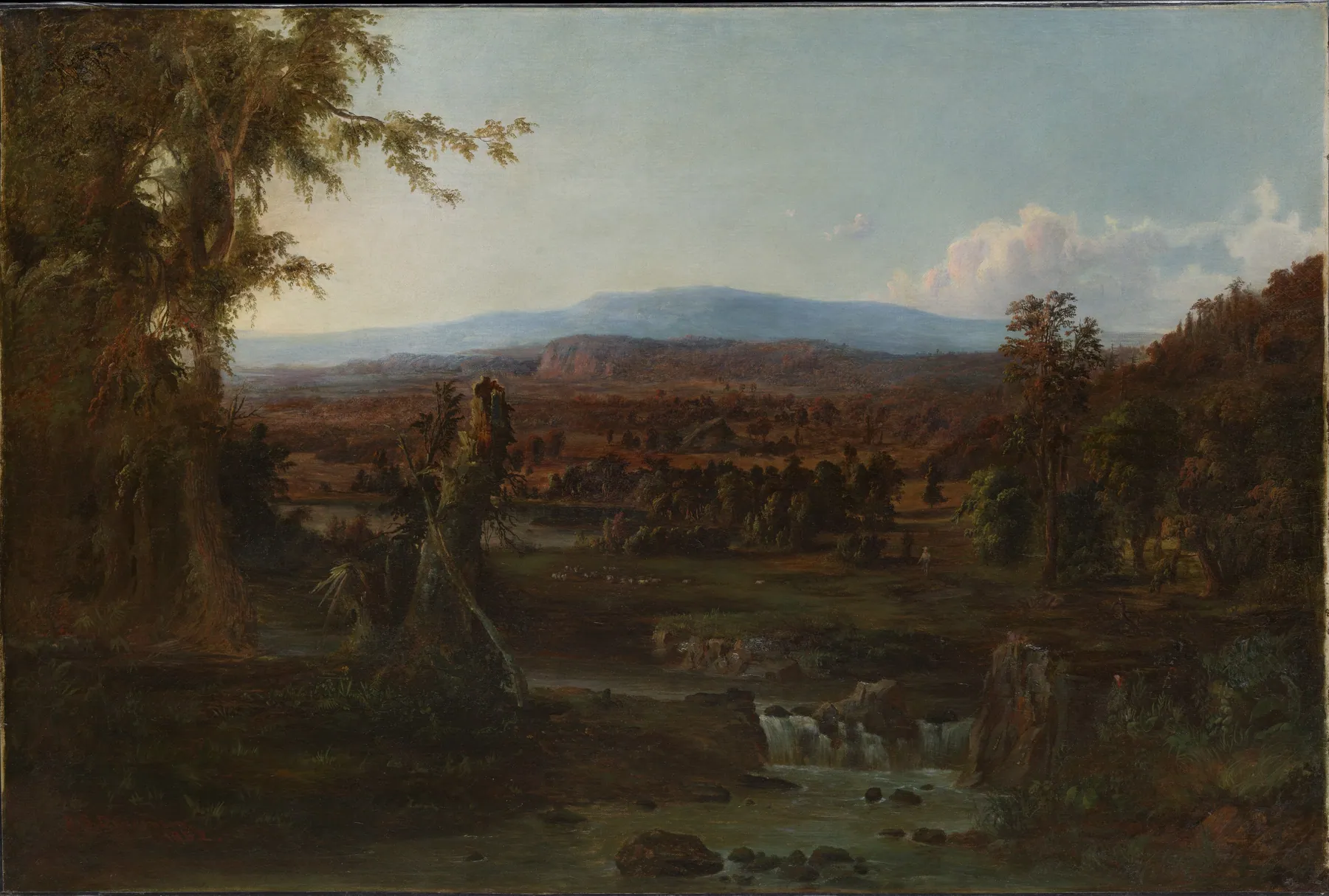 Paisaje con pastor, de Robert S. Duncanson