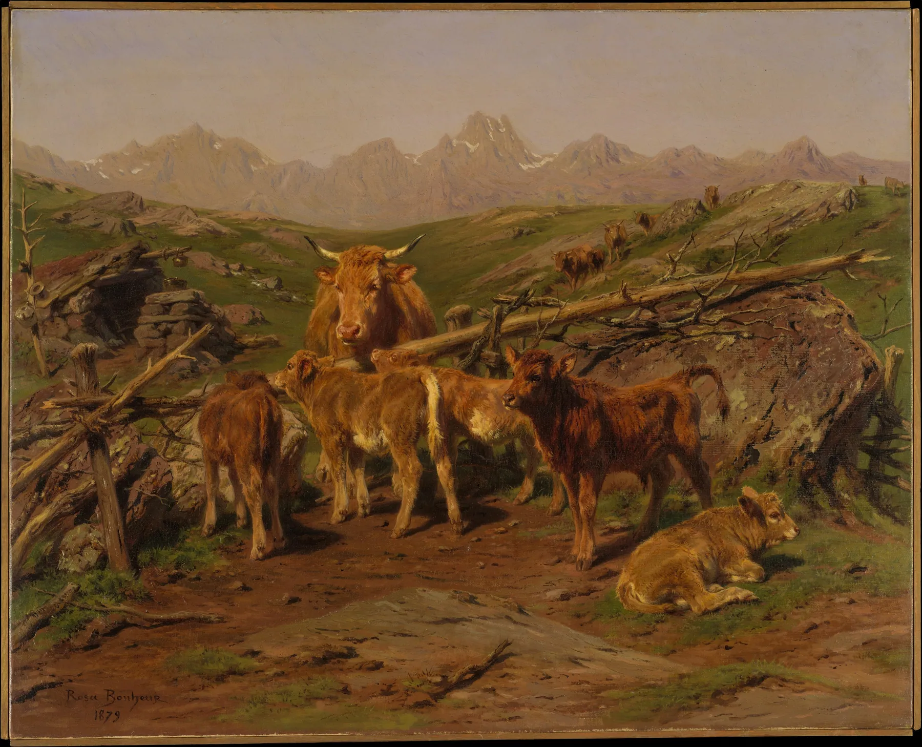 El destete de los terneros, de Rosa Bonheur