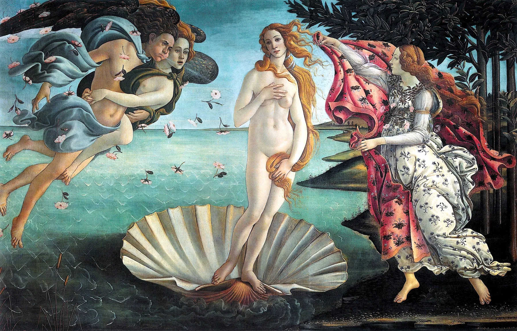 El nacimiento de Venus, de Sandro Botticelli
