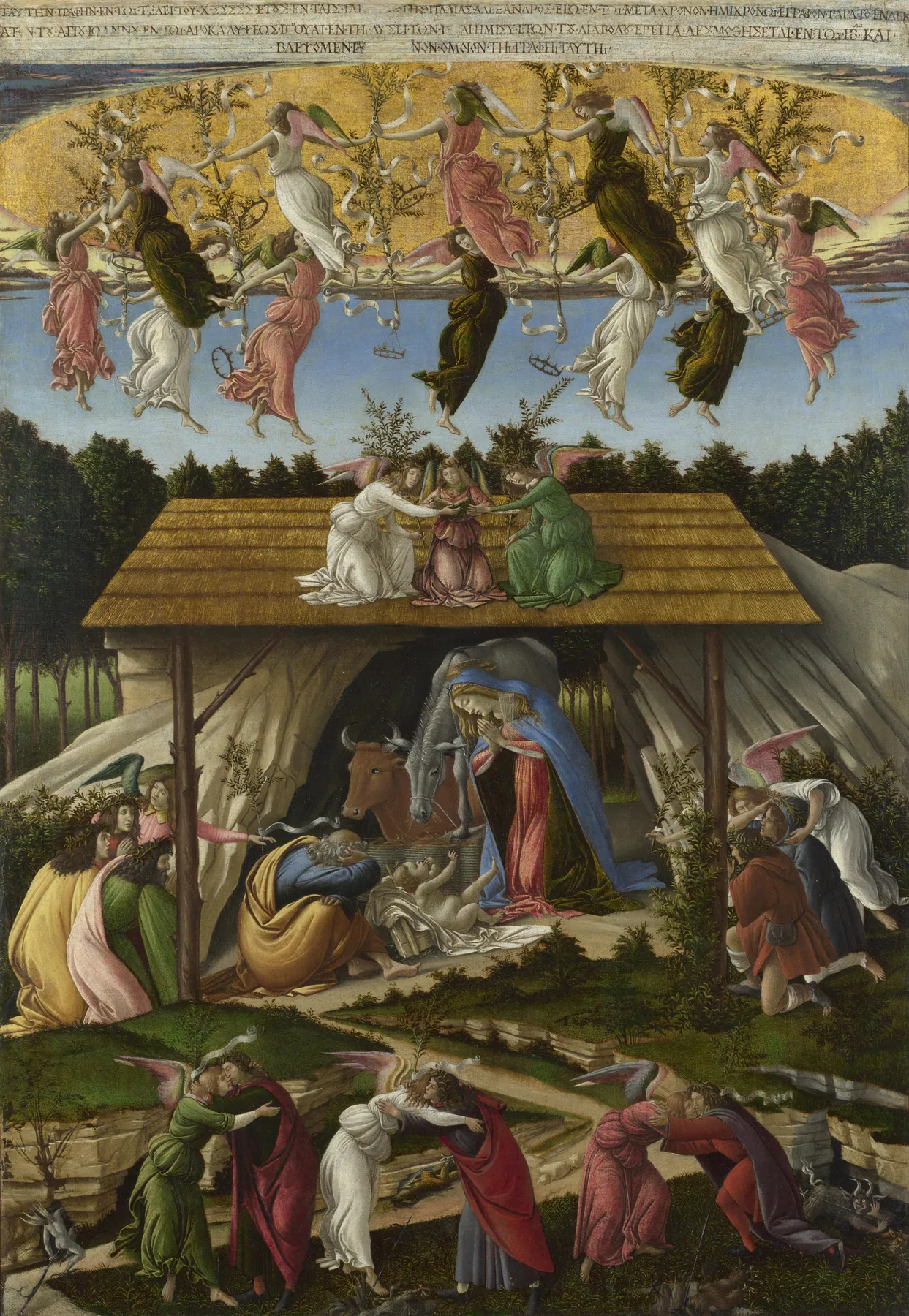 La adoración mística, de Sandro Botticelli