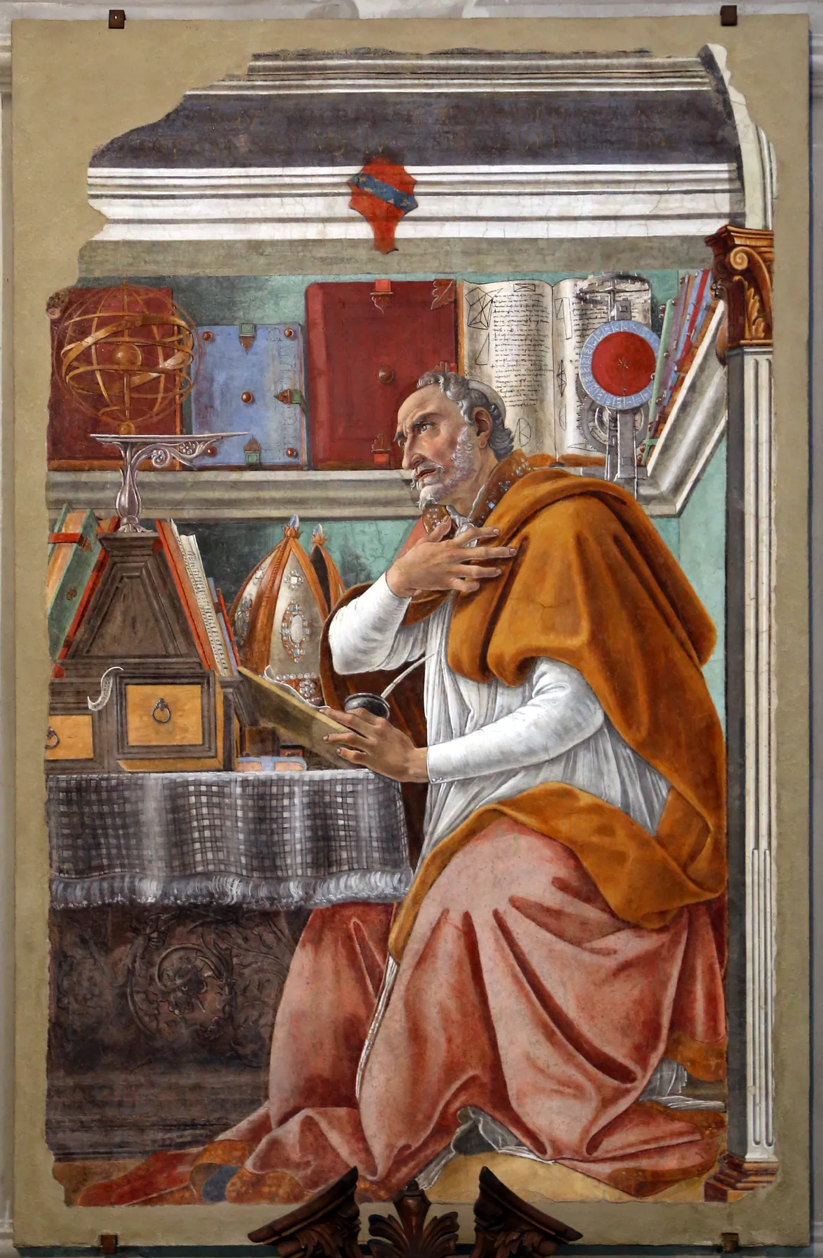 San Agustín en su gabinete, de Sandro Botticelli