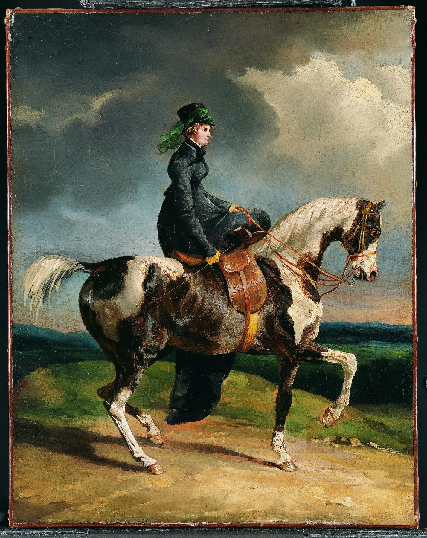 Amazona a caballo, de Théodore Géricault