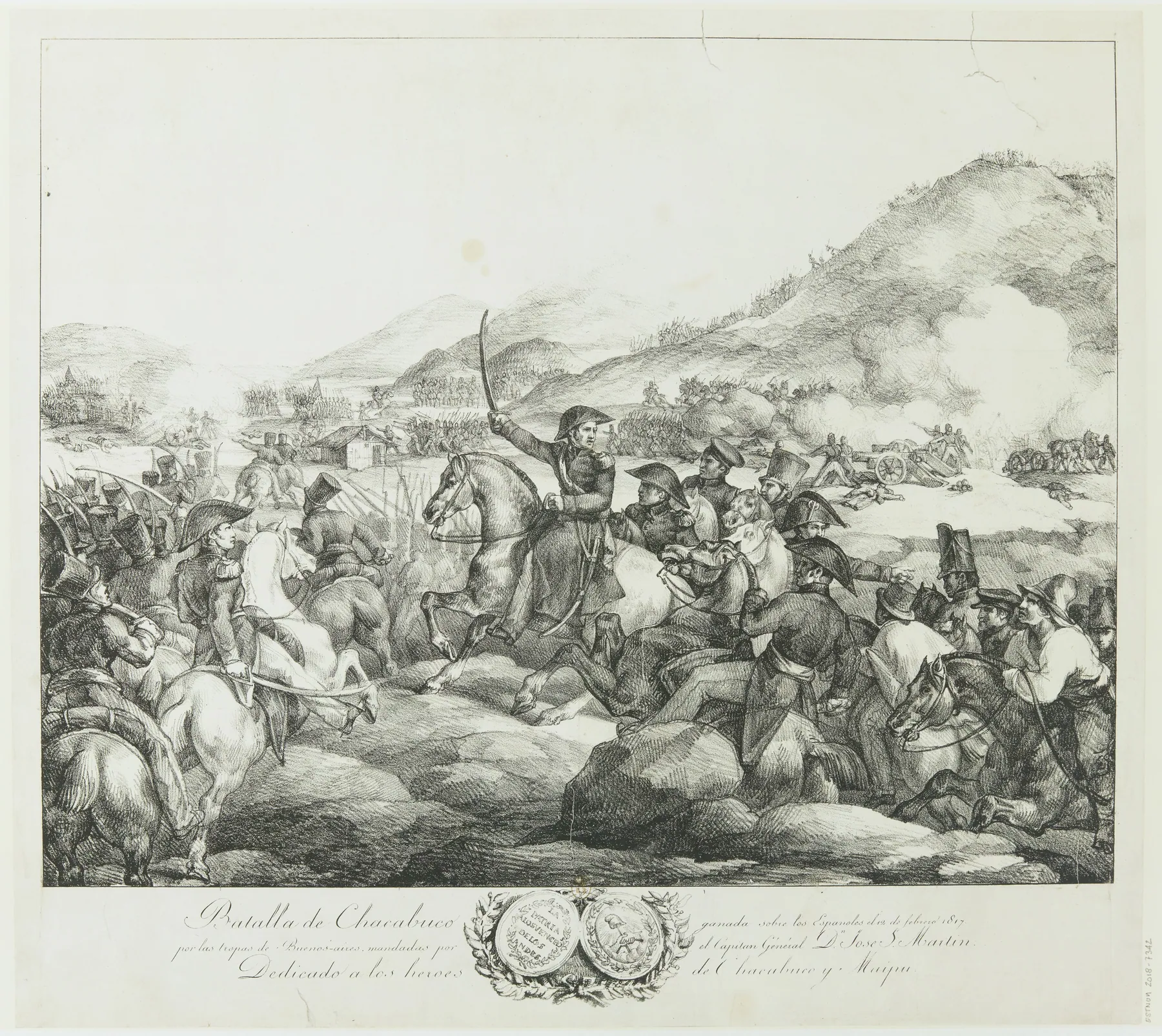 Batalla de Chacabuco, de Théodore Géricault