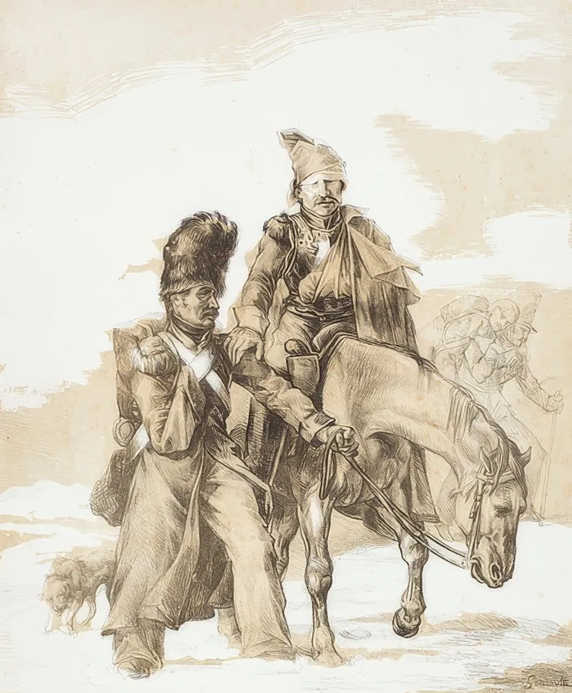 El retorno de Rusia, de Théodore Géricault