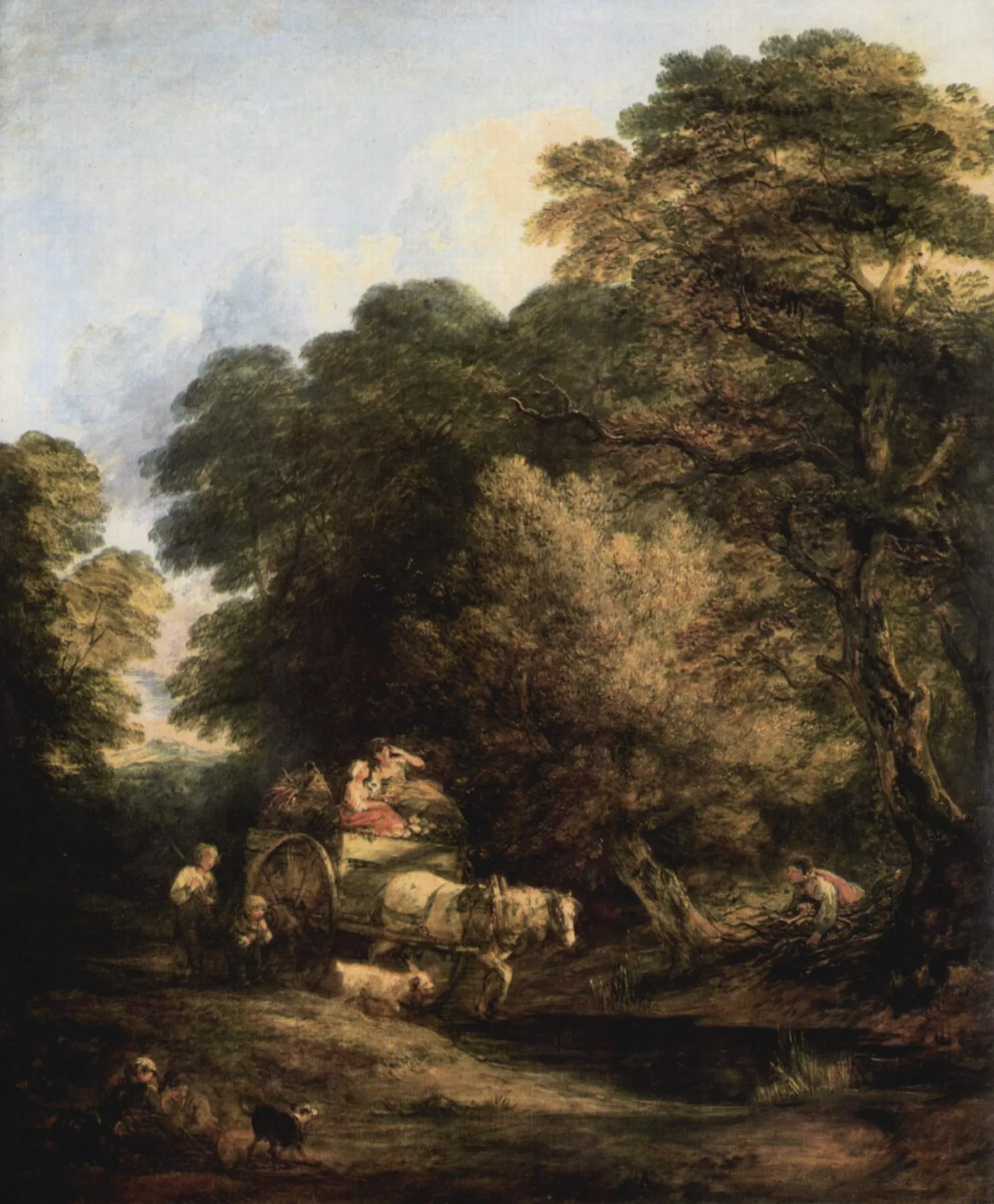 La carreta del mercado, de Thomas Gainsborough