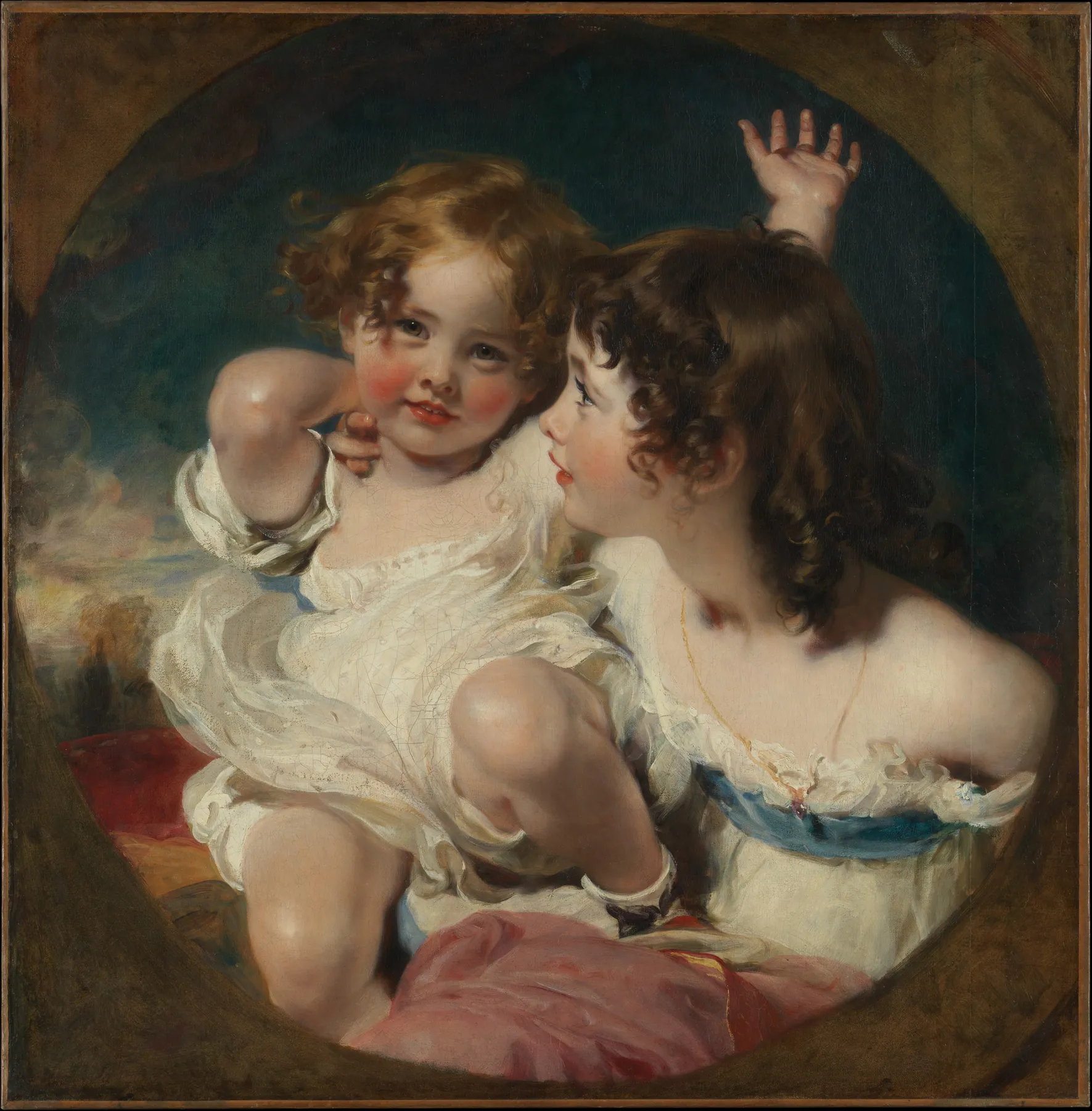 Los niños Calmady (Emily, 1818–¿1906, y Laura Anne, 1820–1894), de Thomas Lawrence