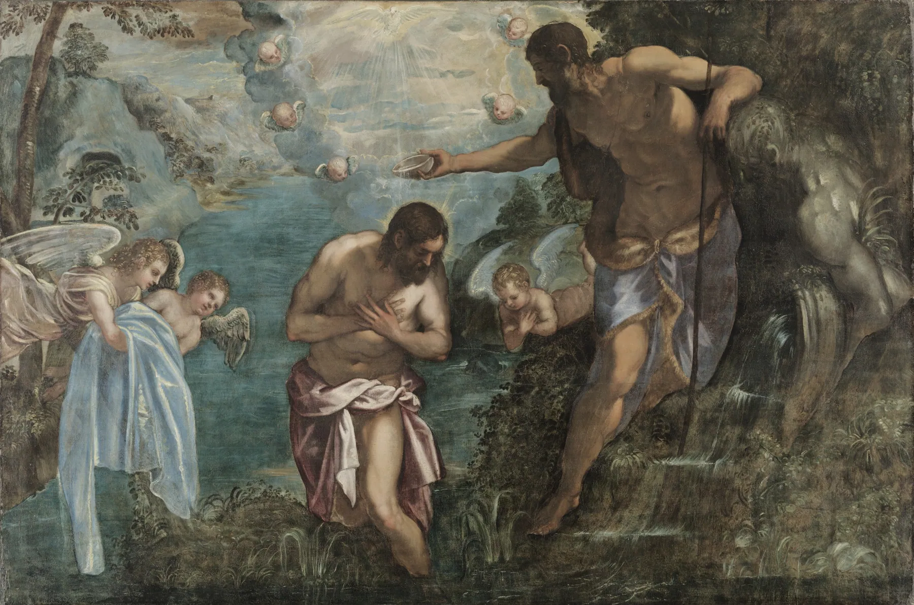 Bautismo de Cristo, de Tintoretto