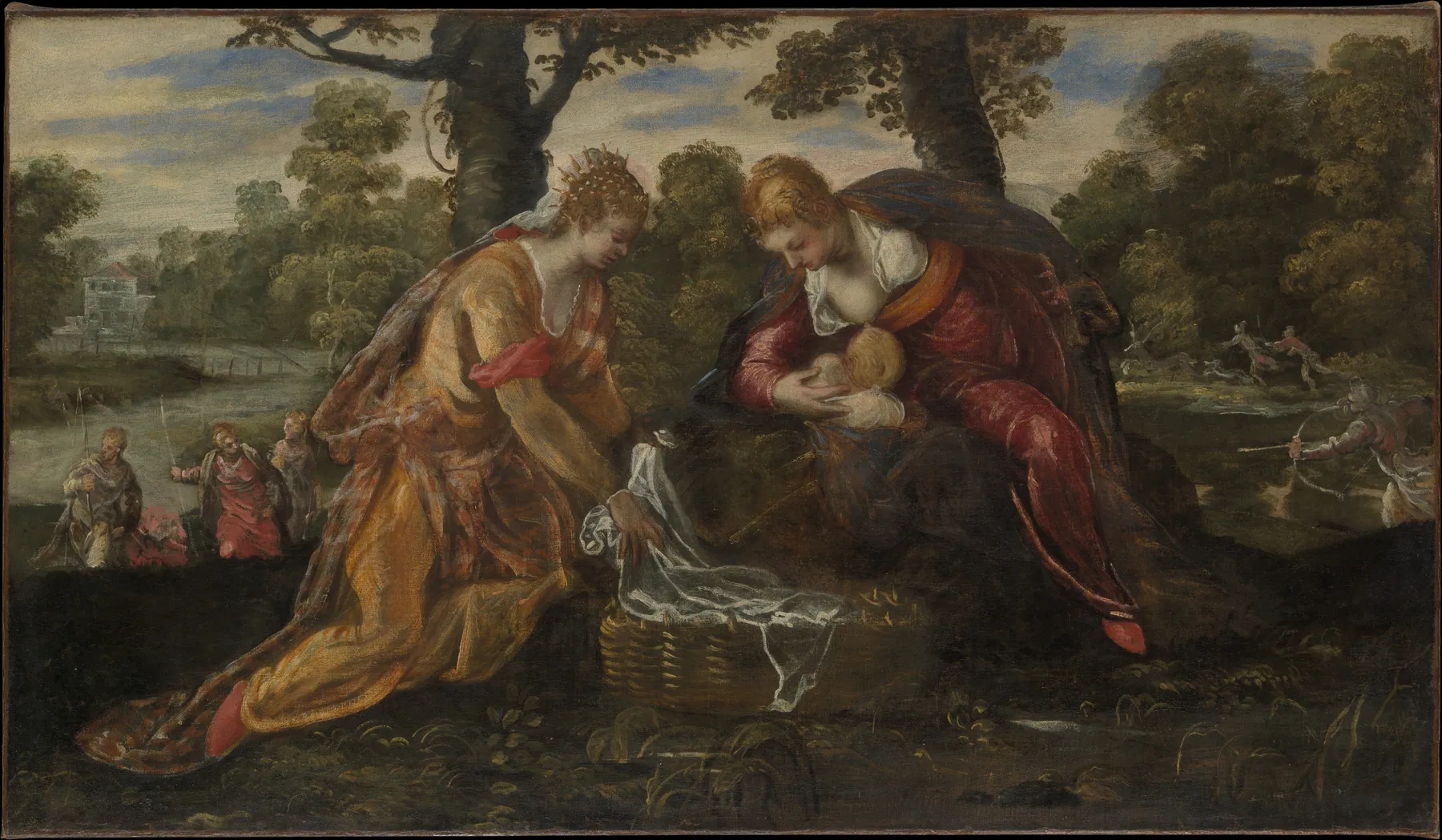 El hallazgo de Moisés, de Tintoretto
