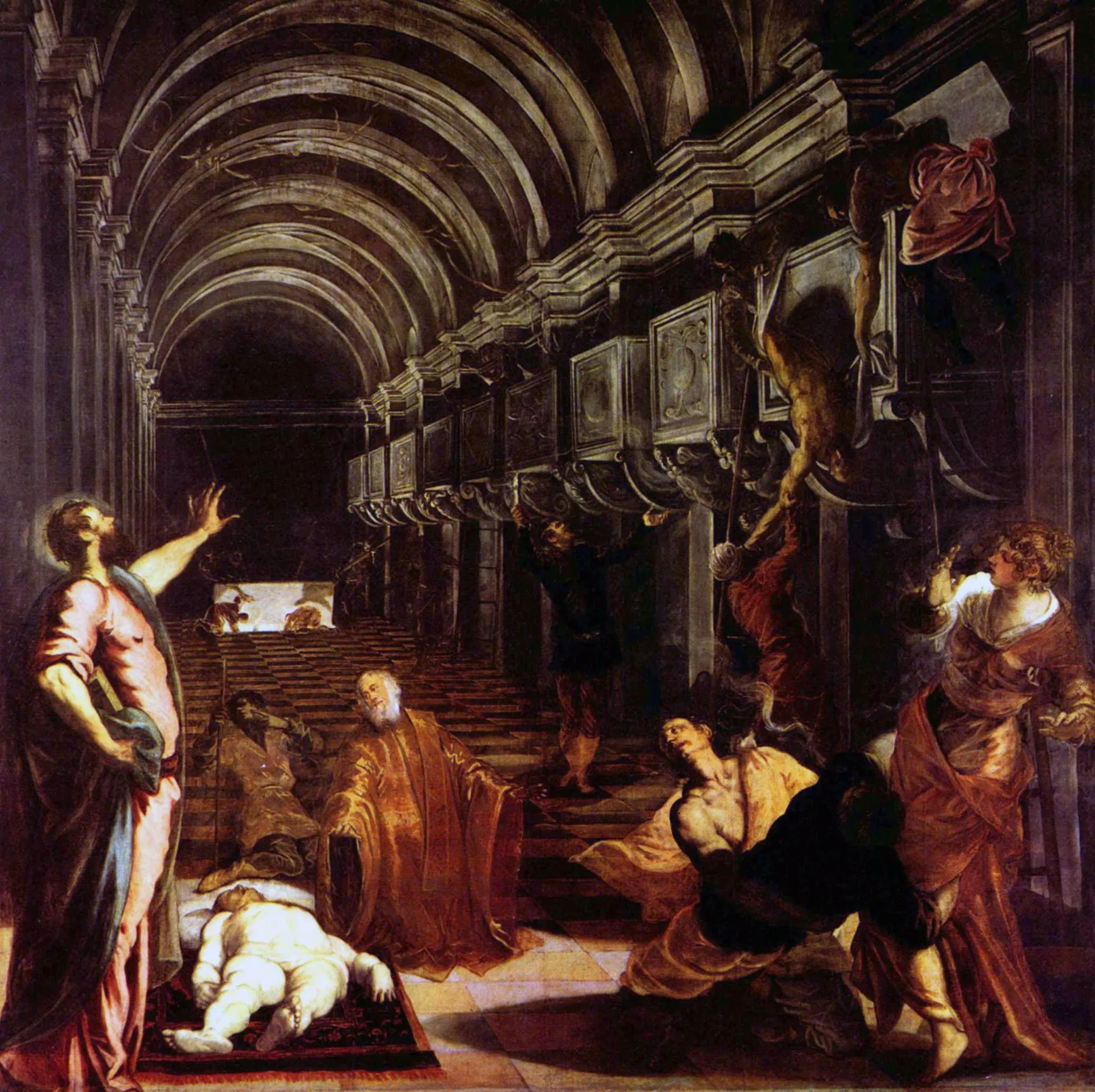 El hallazgo del cuerpo de San Marcos, de Tintoretto