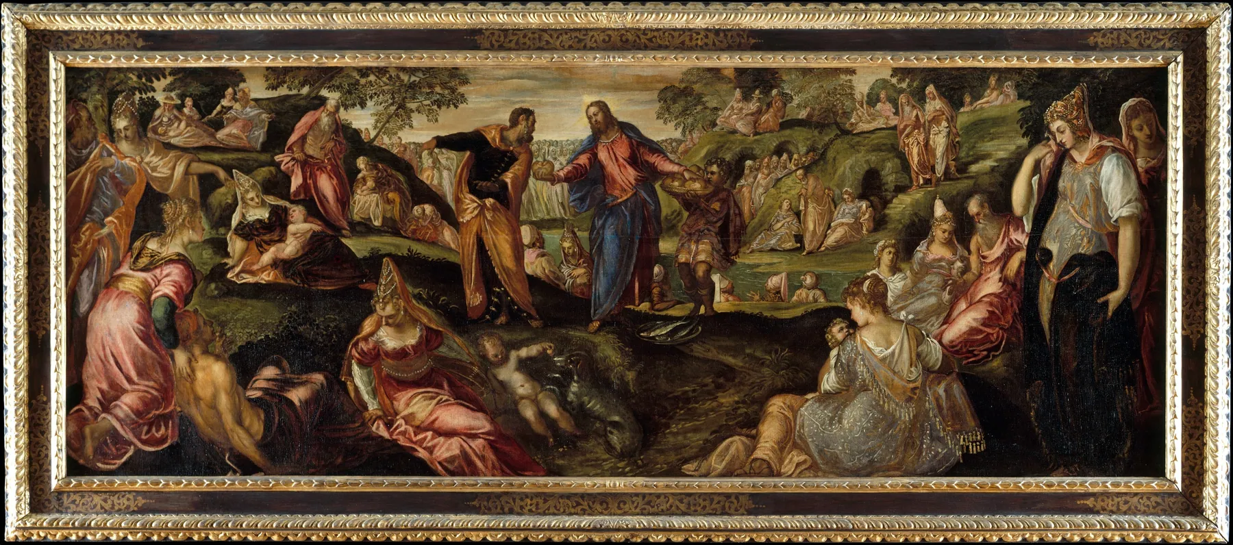 El milagro de los panes y los peces, de Tintoretto