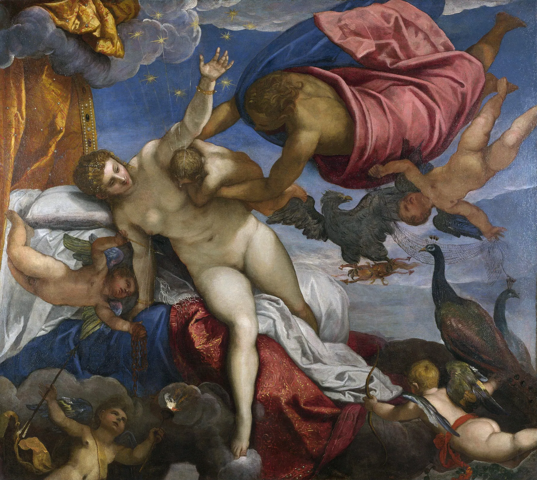 El origen de la Vía Láctea, de Tintoretto