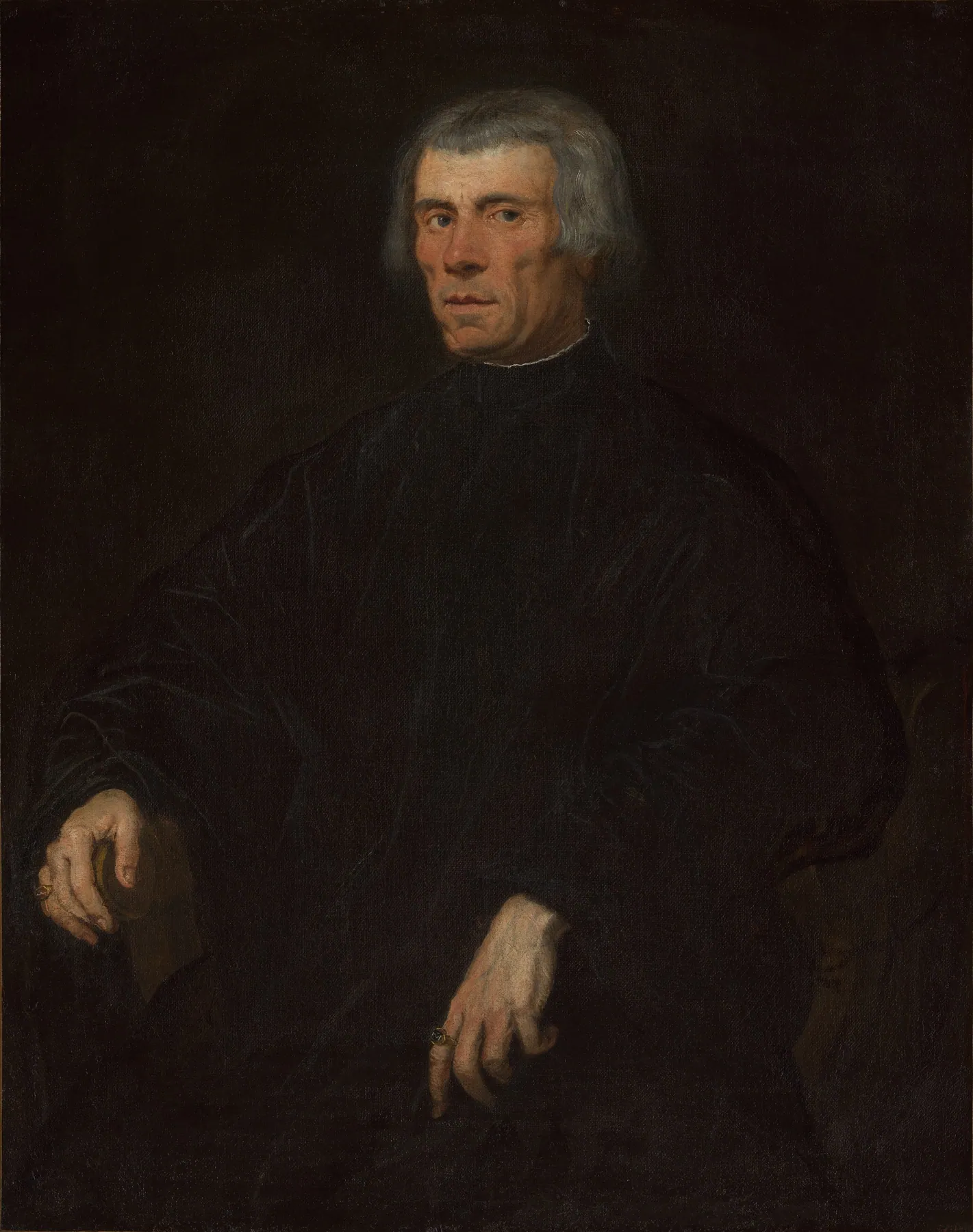 Retrato de un hombre, de Tintoretto