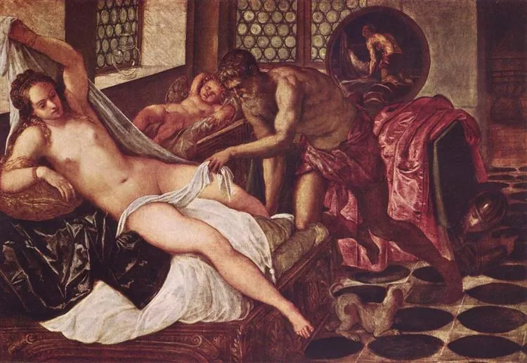 Venus, Vulcano y Marte, de Tintoretto