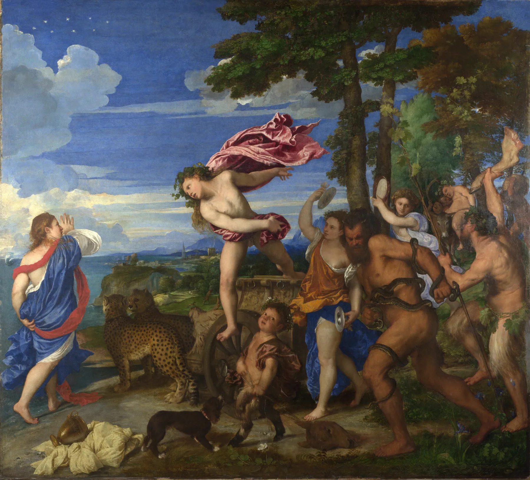 Baco y Ariana, de Tiziano Vecellio