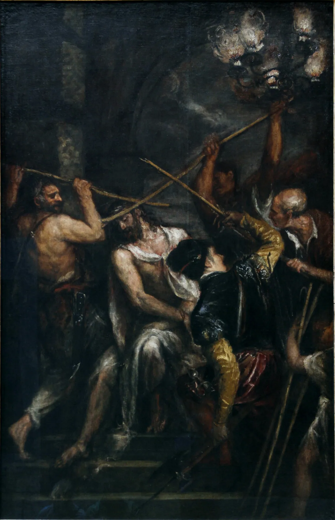 Cristo coronado de espinas, de Tiziano Vecellio