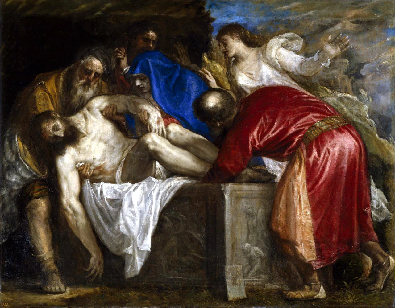 El entierro de Cristo (París), de Tiziano Vecellio