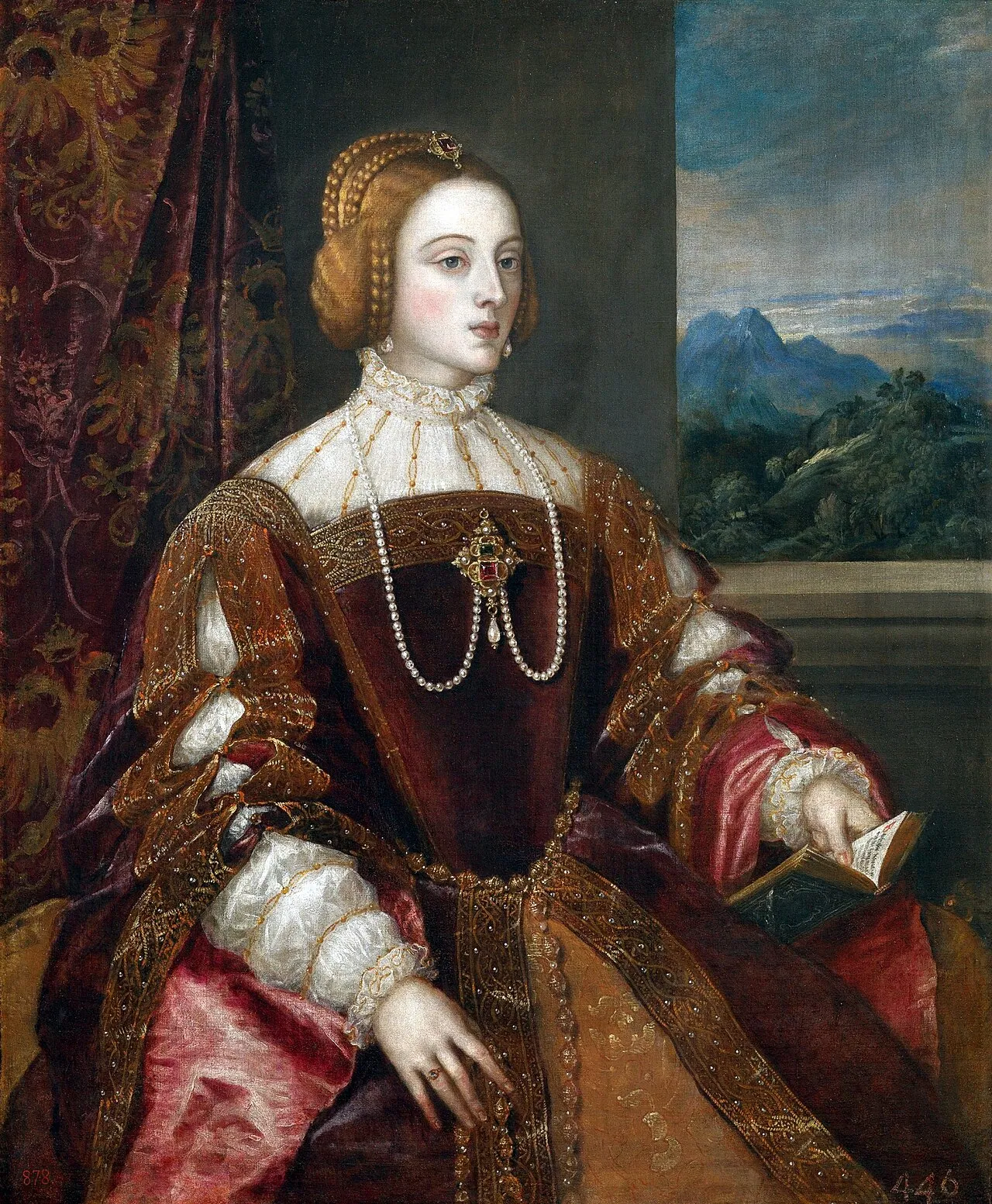 Isabel de Portugal, de Tiziano Vecellio