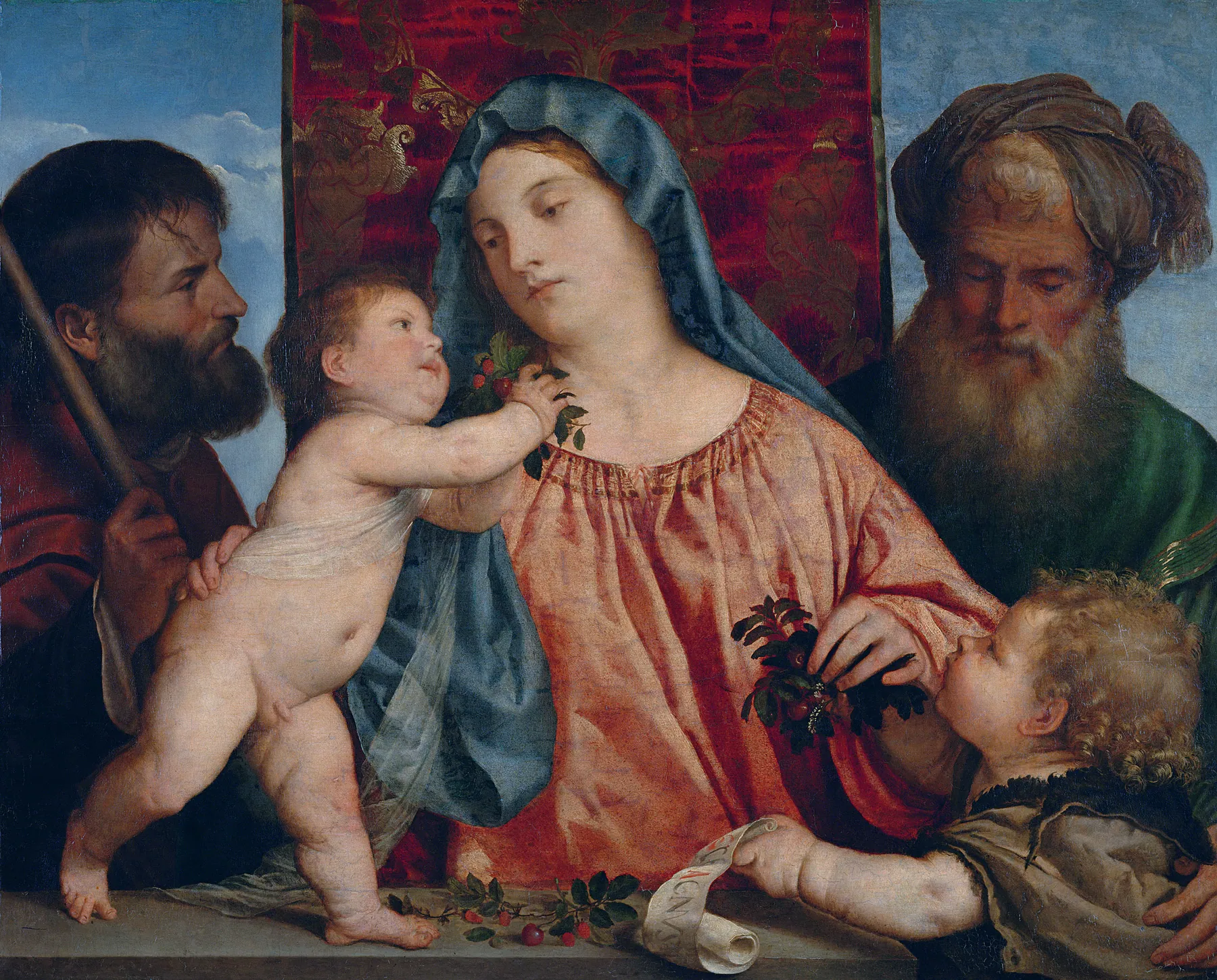 La Virgen de la cereza, de Tiziano Vecellio
