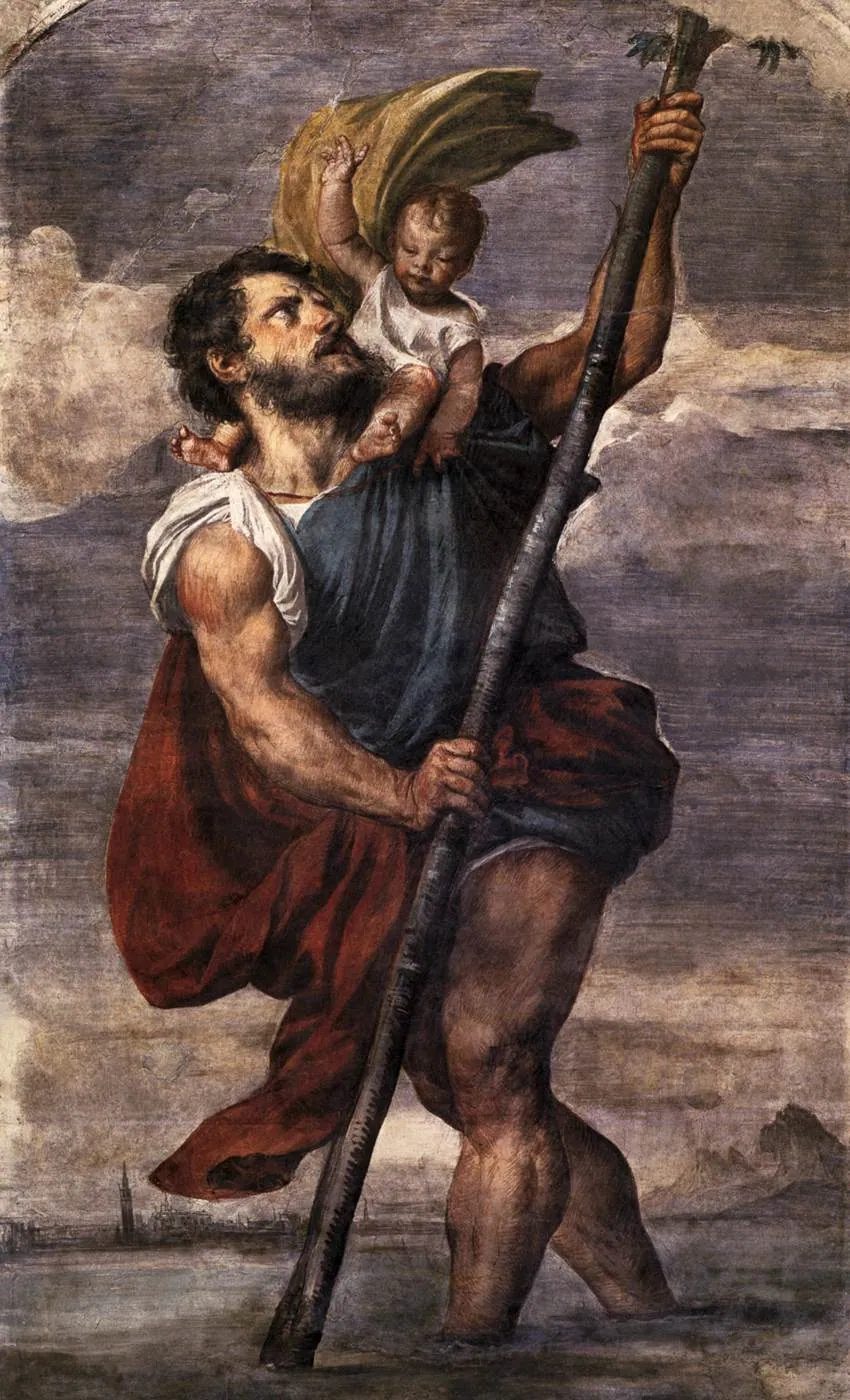 San Cristóbal, de Tiziano Vecellio