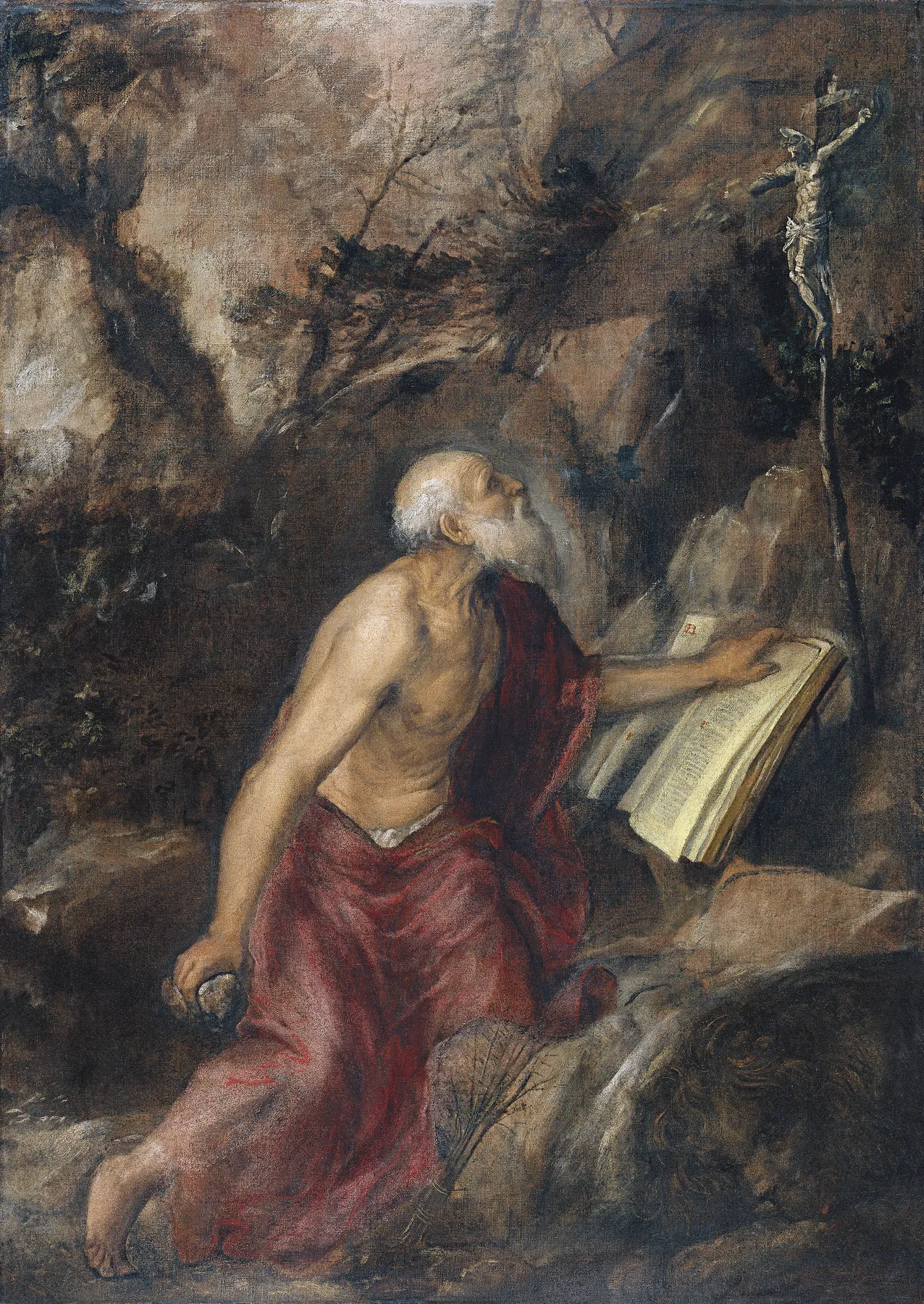 San Jerónimo penitente (El Escorial), de Tiziano Vecellio