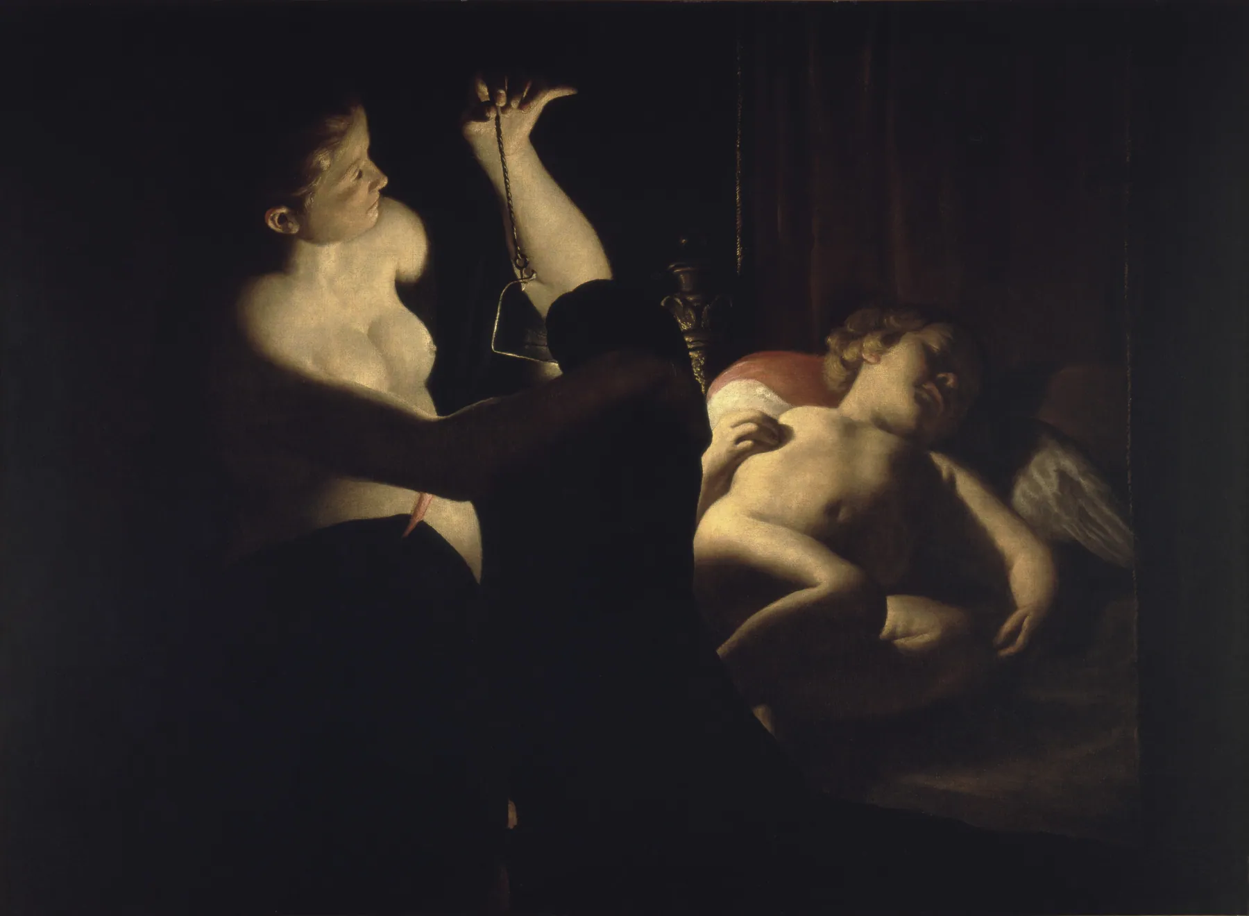 Cupido y Psique, de Trophime Bigot