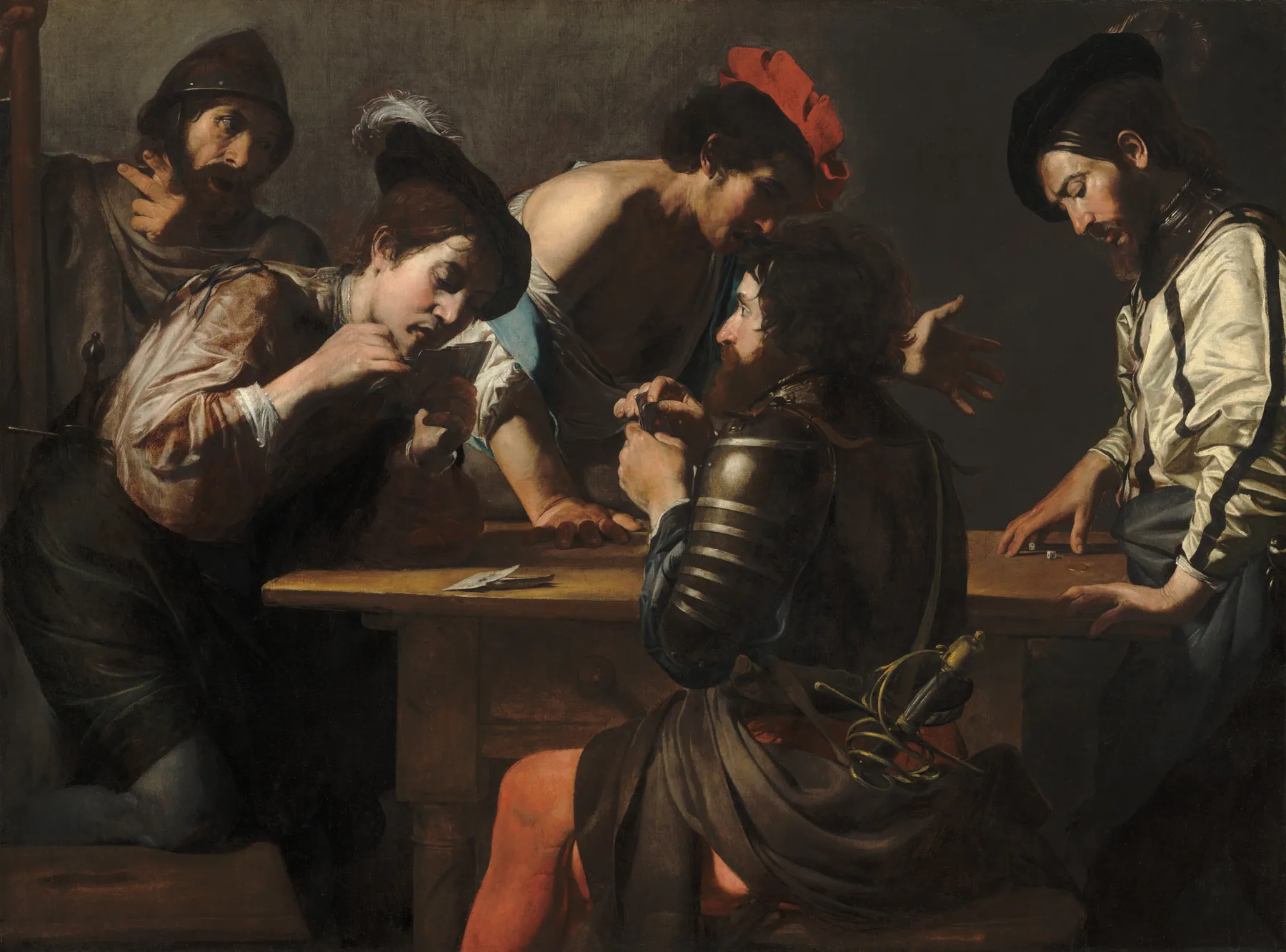 Los tramposos, de Valentin de Boulogne