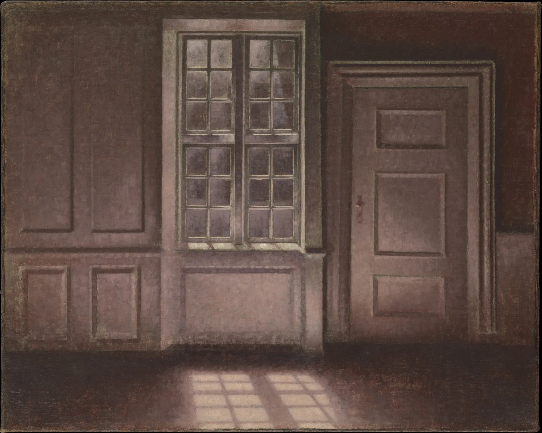 Claro de luna, Strandgade 30, de Vilhelm Hammershøi