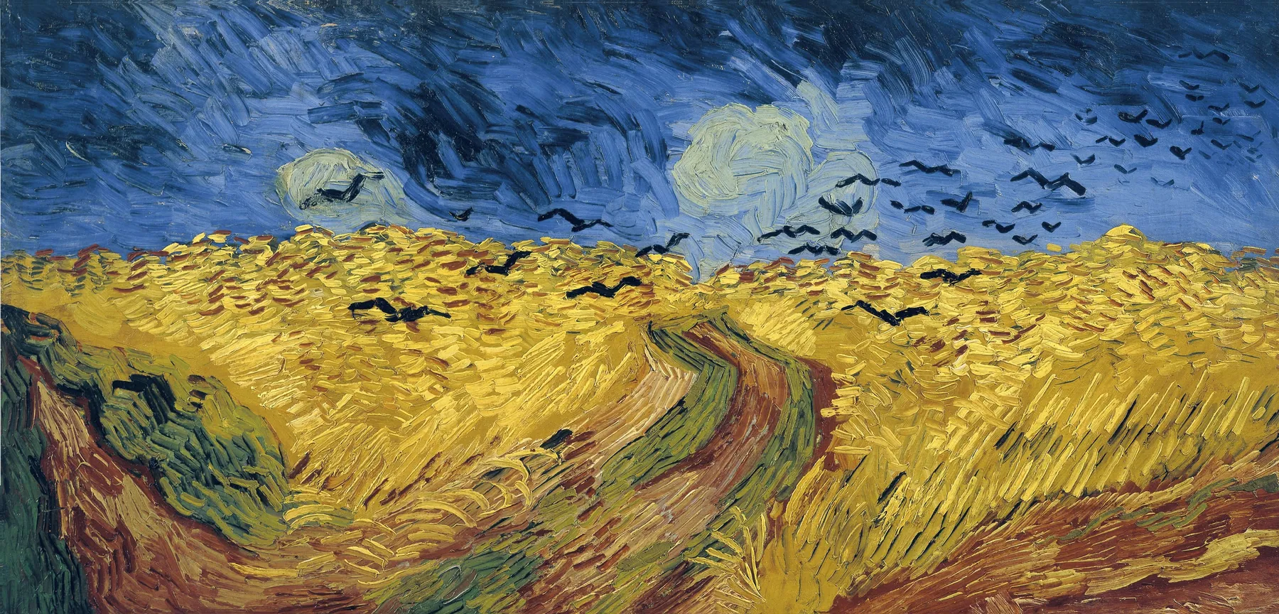 Campo de trigo con cuervos, de Vincent van Gogh