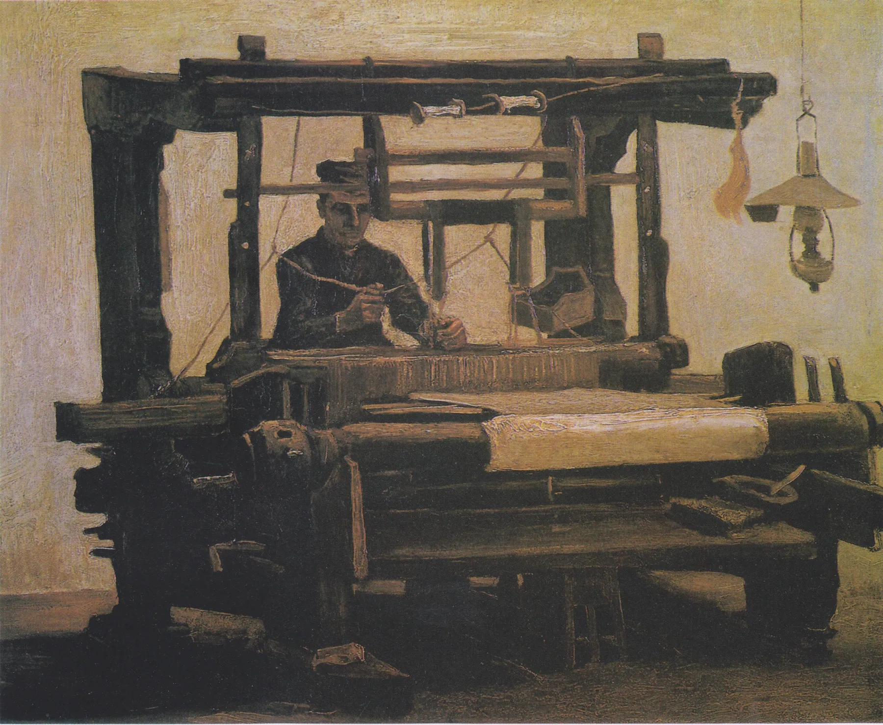 El tejedor en el telar, de Vincent van Gogh