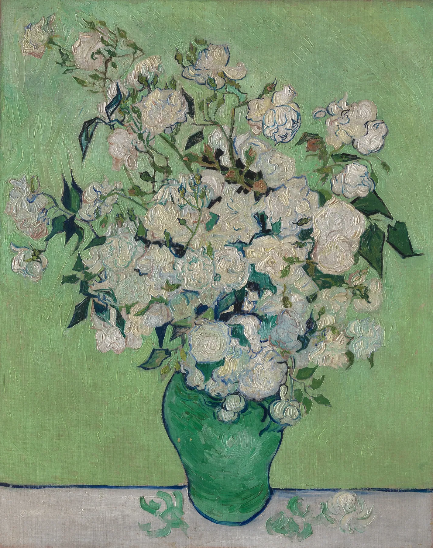 Rosas, de Vincent van Gogh