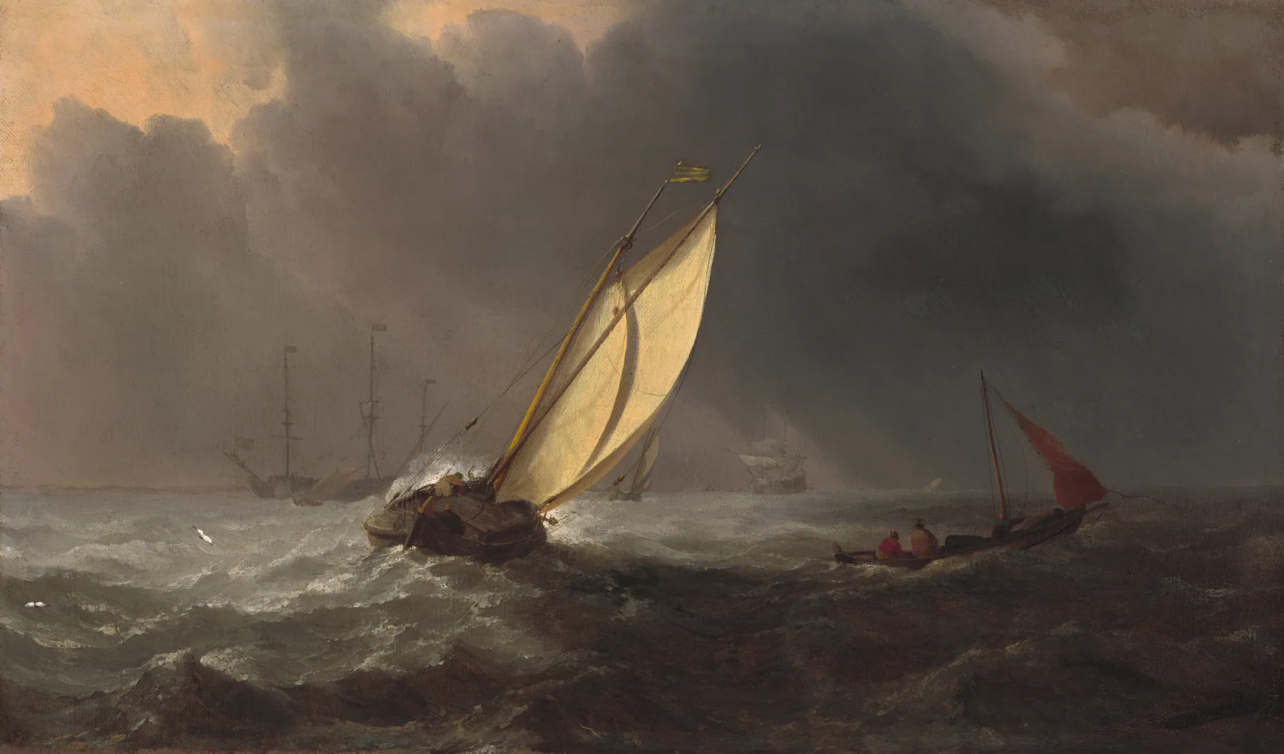 Después de la tormenta, de Willem van de Velde el Joven