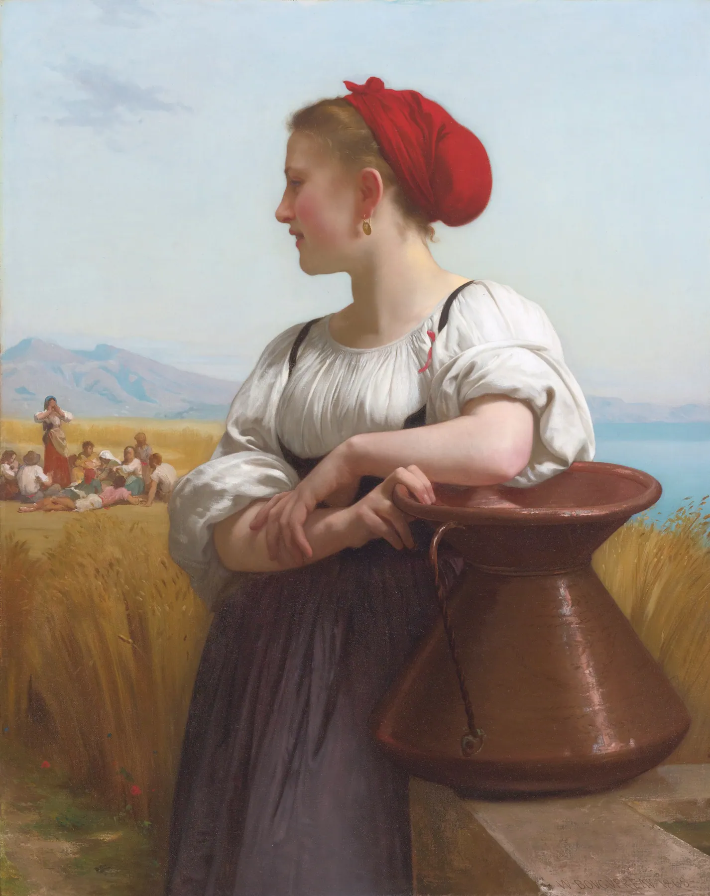 Cosechadora, de William-Adolphe Bouguereau