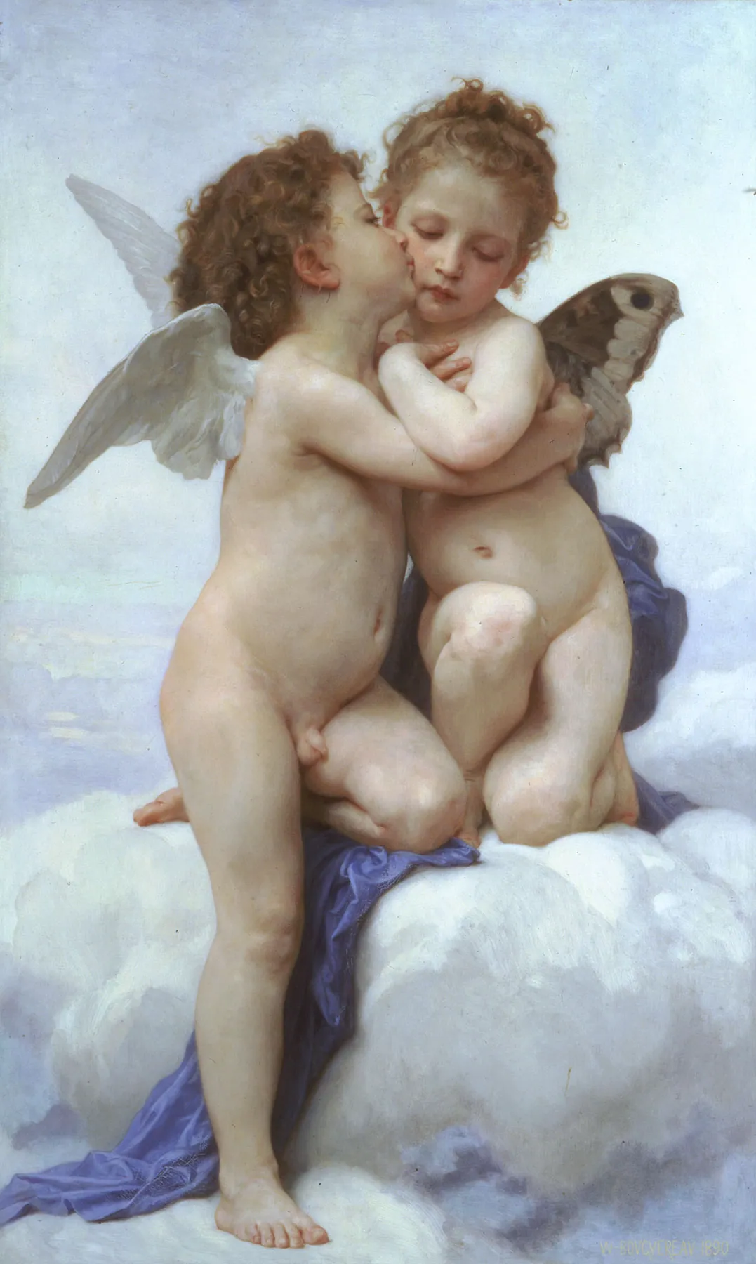 El primer beso, de William-Adolphe Bouguereau