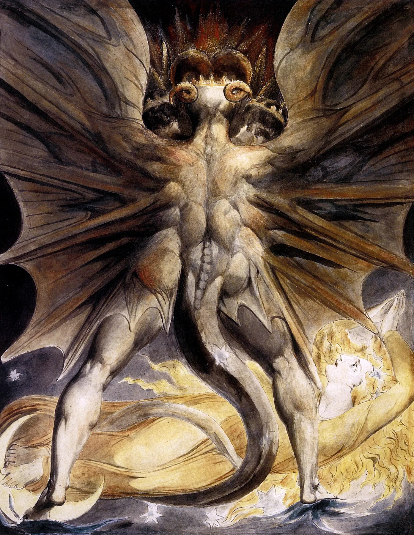 El gran dragón rojo, de William Blake