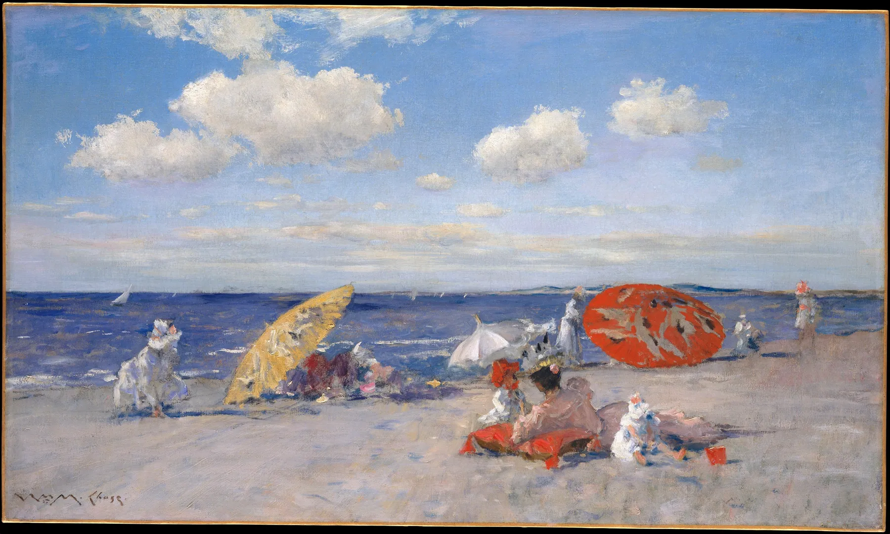 A orillas del mar, de William Merritt Chase