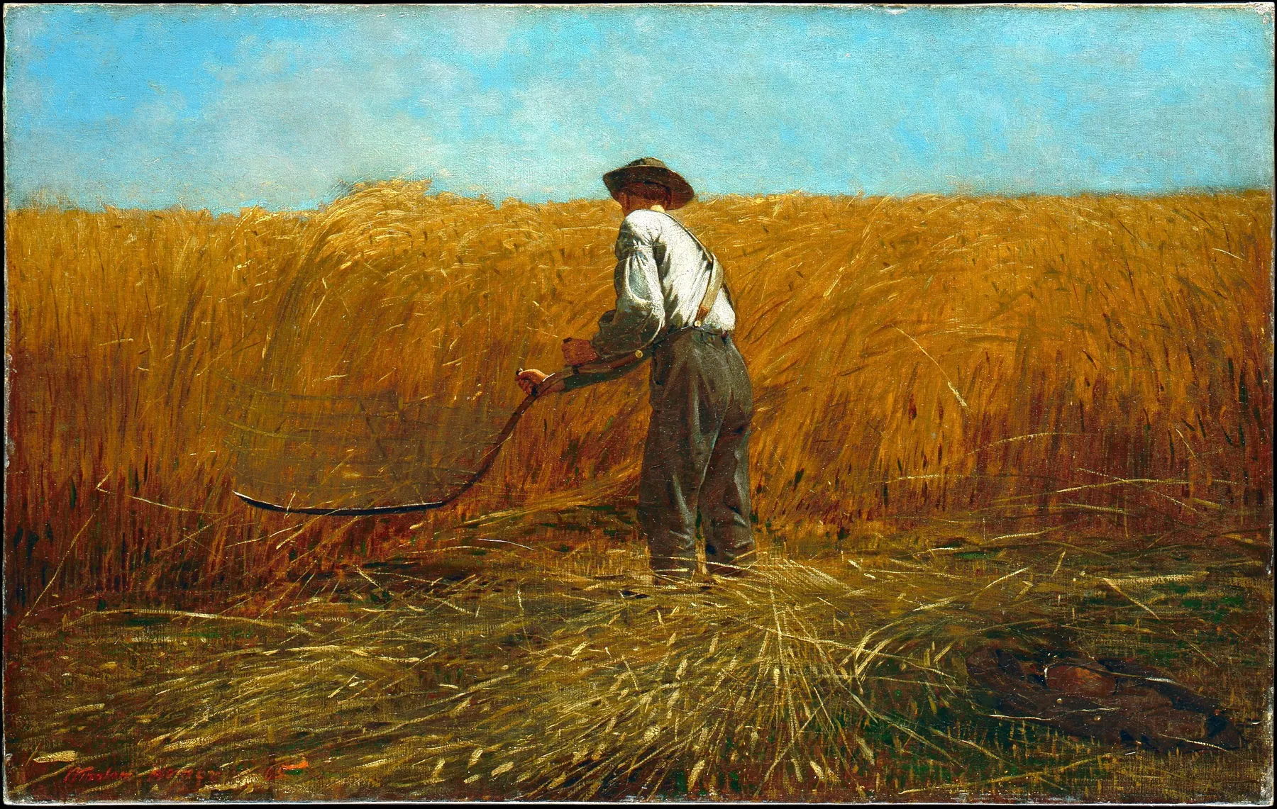 El veterano en un nuevo campo, de Winslow Homer