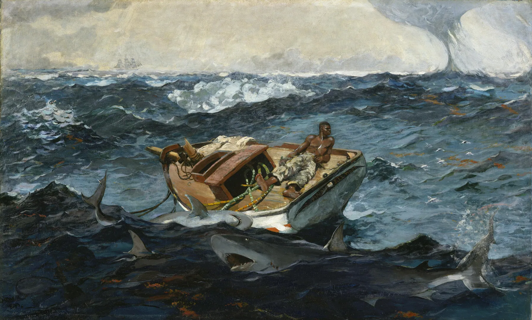 La corriente del Golfo, de Winslow Homer